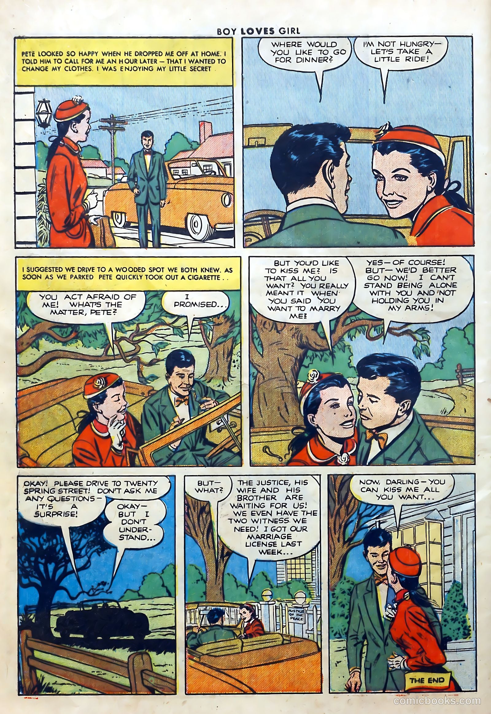 Boy Loves Girl #27 (1952) — page 8 of 36