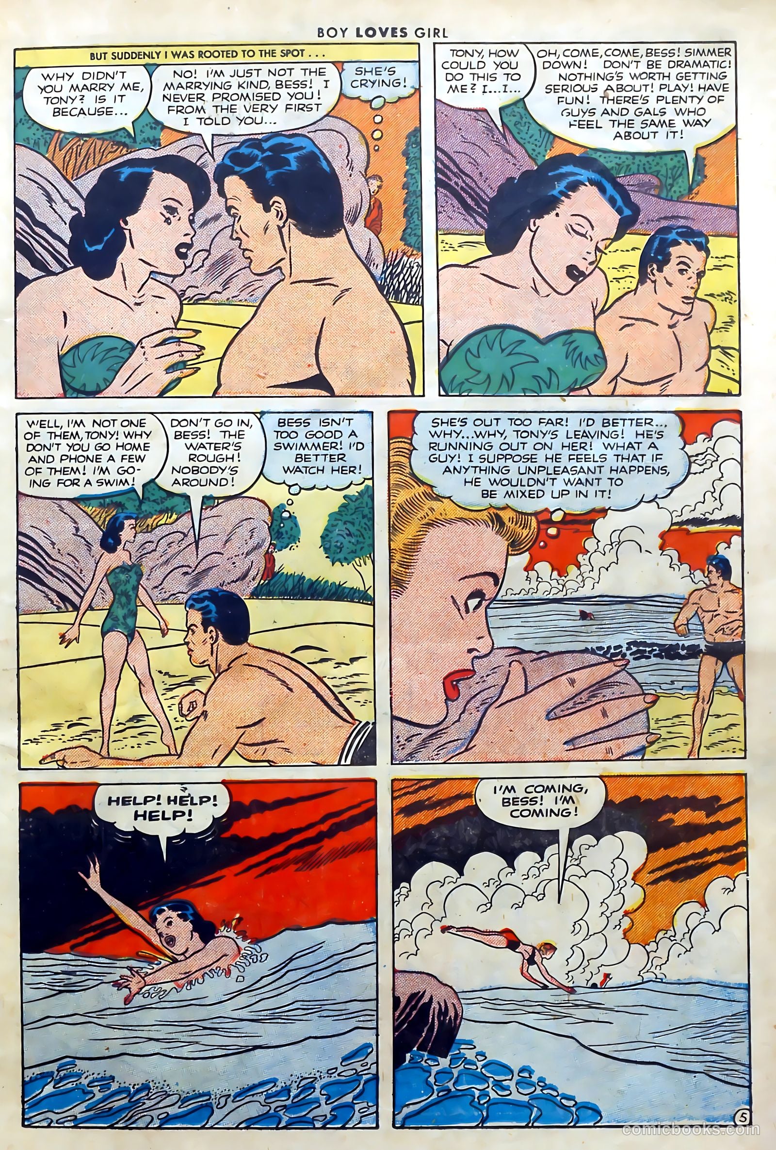 Boy Loves Girl #27 (1952) — page 23 of 36