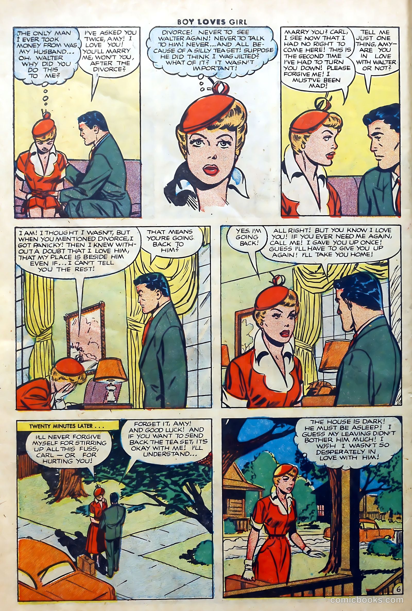 Boy Loves Girl #27 (1952) — page 30 of 36