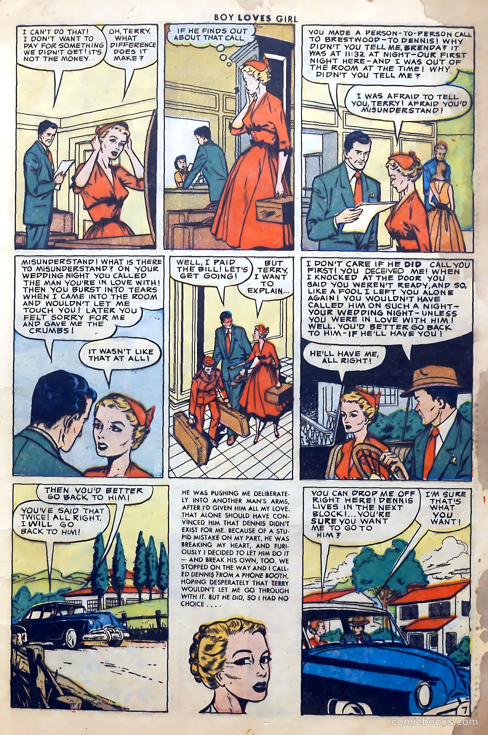 Boy Loves Girl #28 (1952) — page 9 of 36