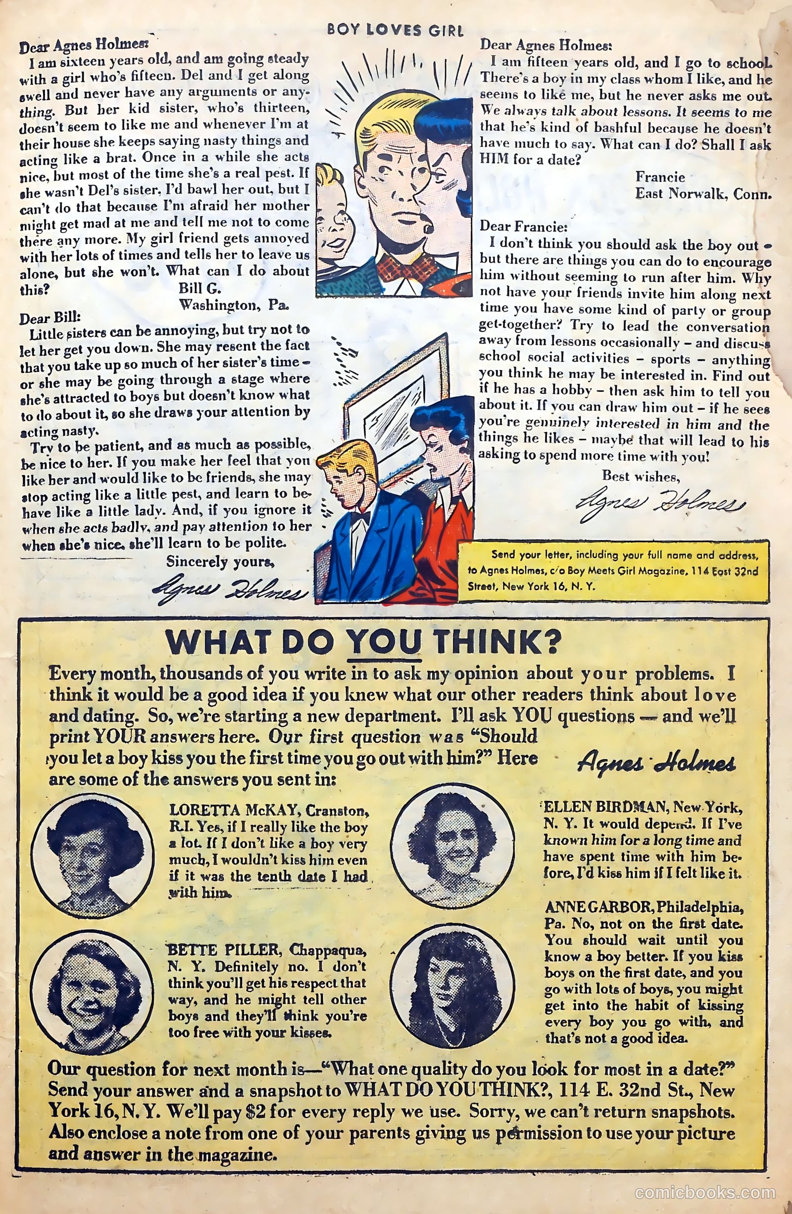 Boy Loves Girl #28 (1952) — page 19 of 36