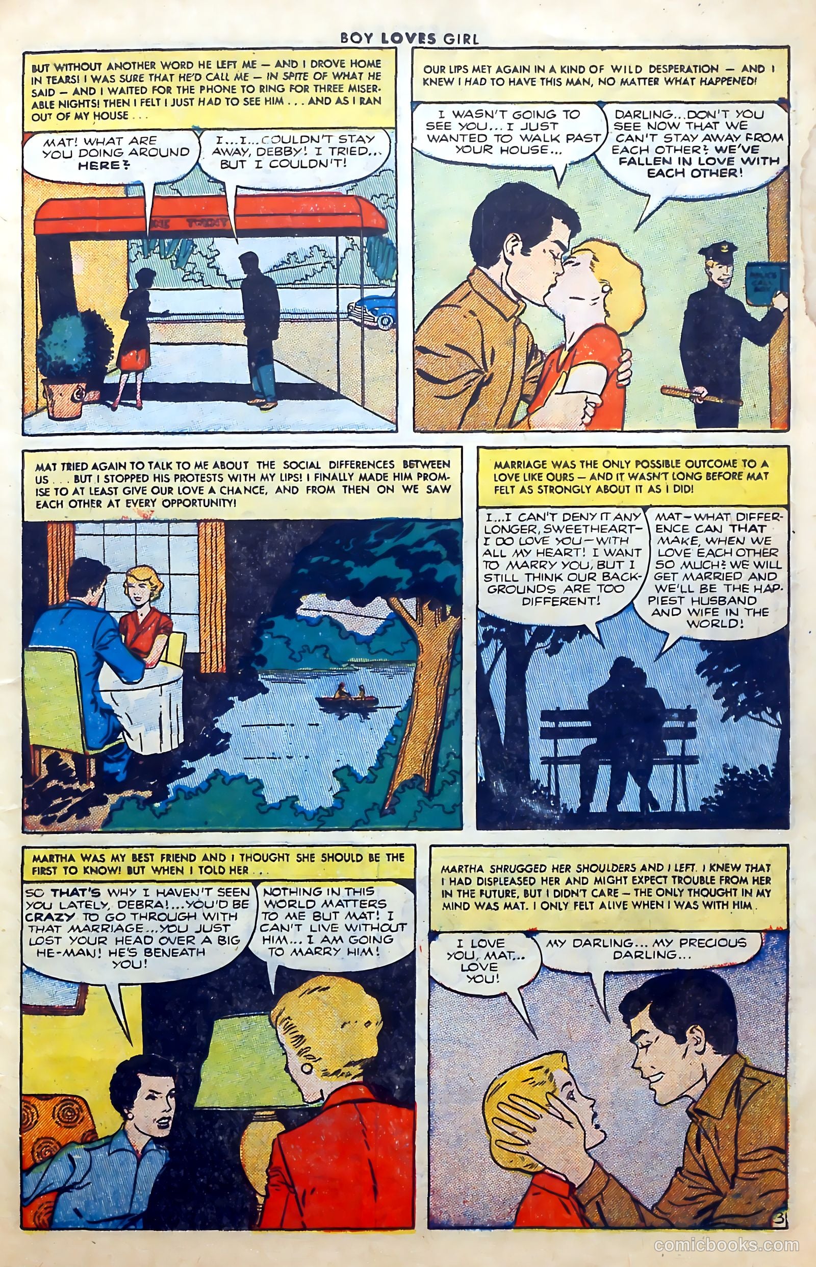 Boy Loves Girl #28 (1952) — page 23 of 36
