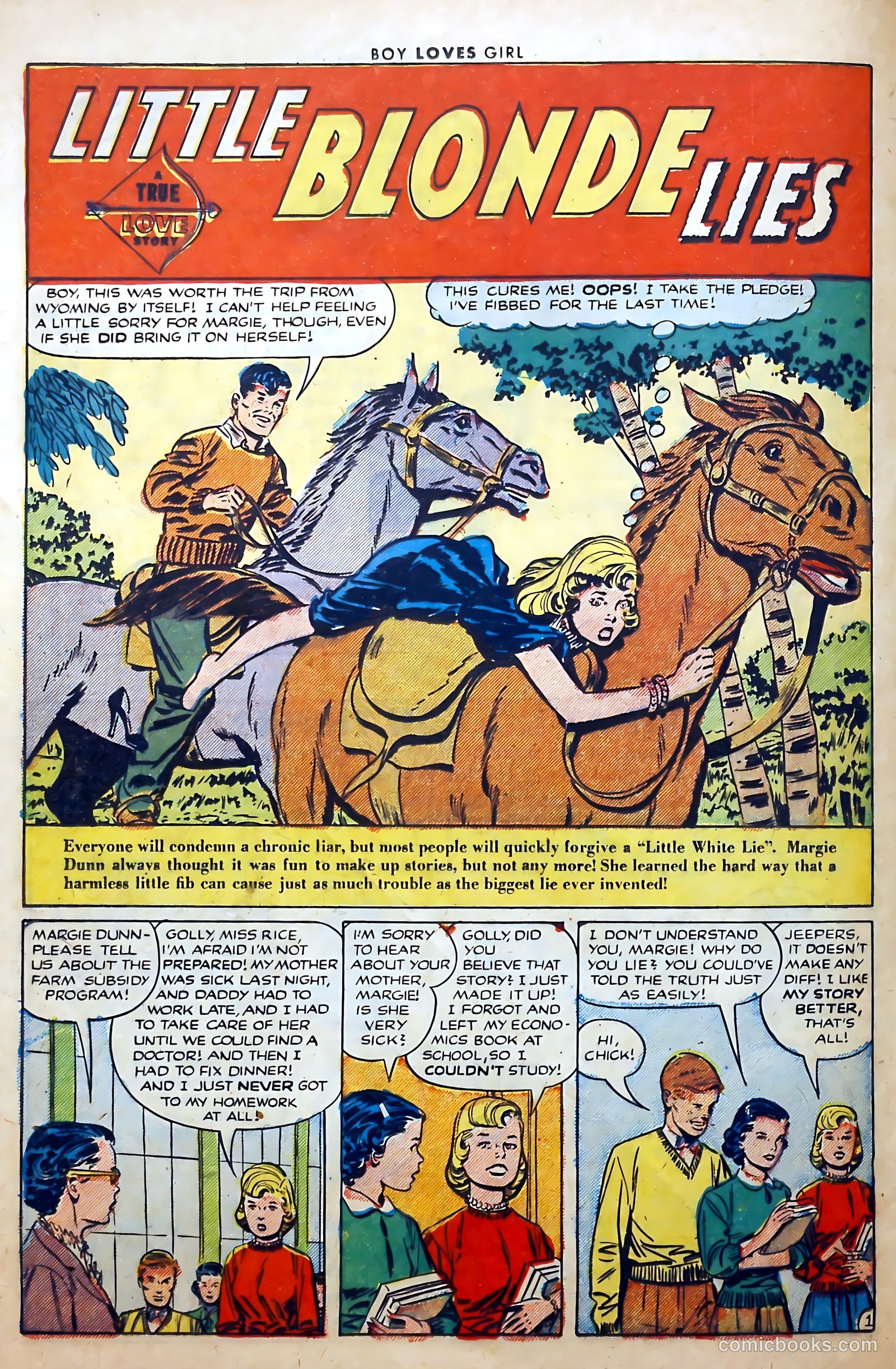 Boy Loves Girl #29 (1952) — page 20 of 36