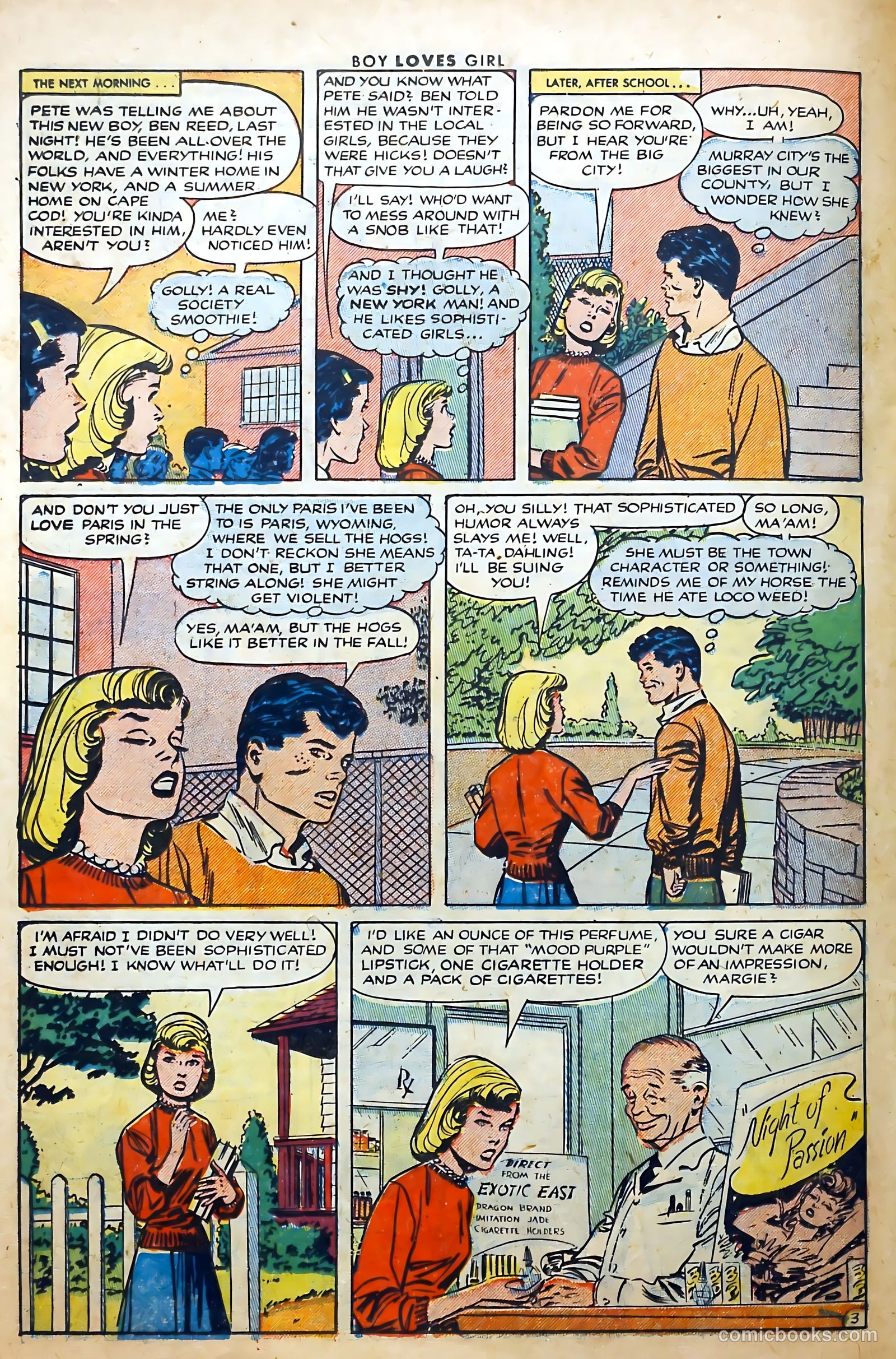 Boy Loves Girl #29 (1952) — page 22 of 36