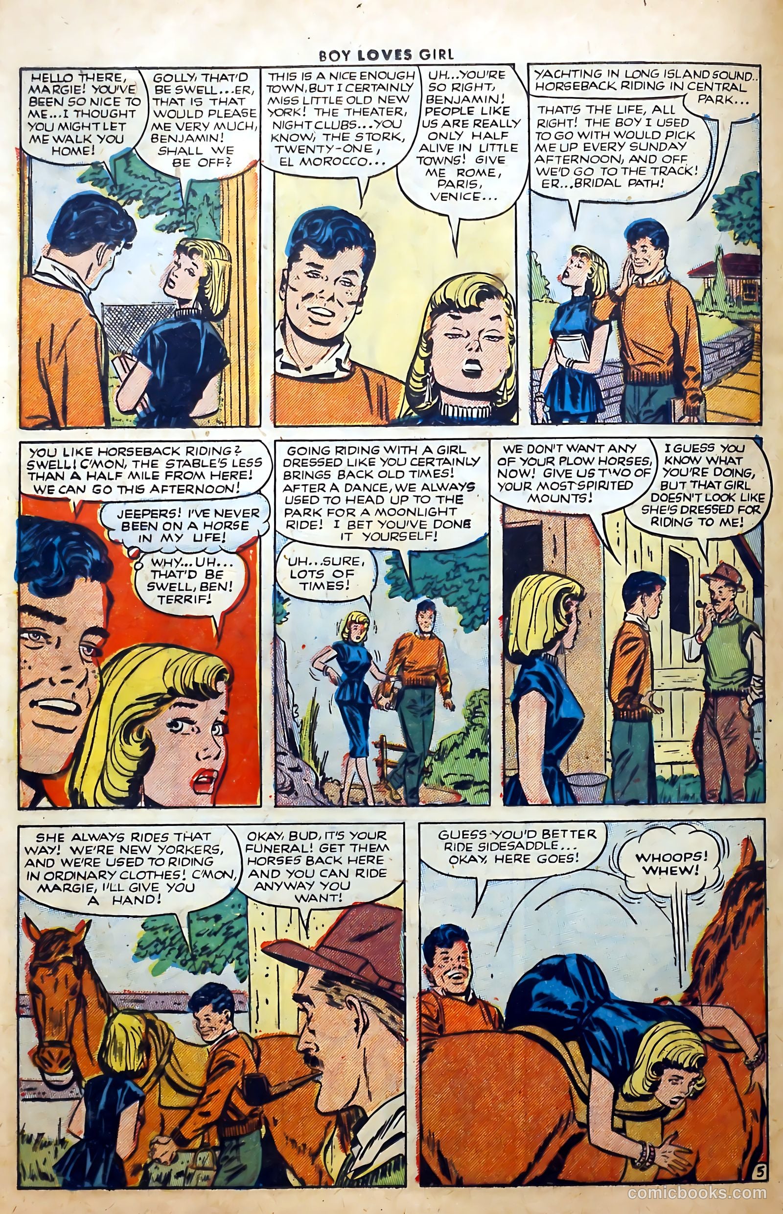 Boy Loves Girl #29 (1952) — page 24 of 36