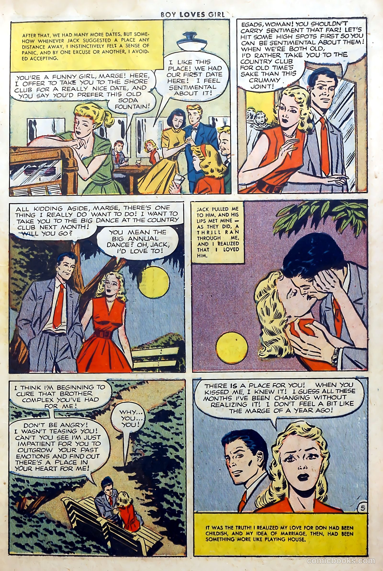 Boy Loves Girl #30 (1953) — page 15 of 35