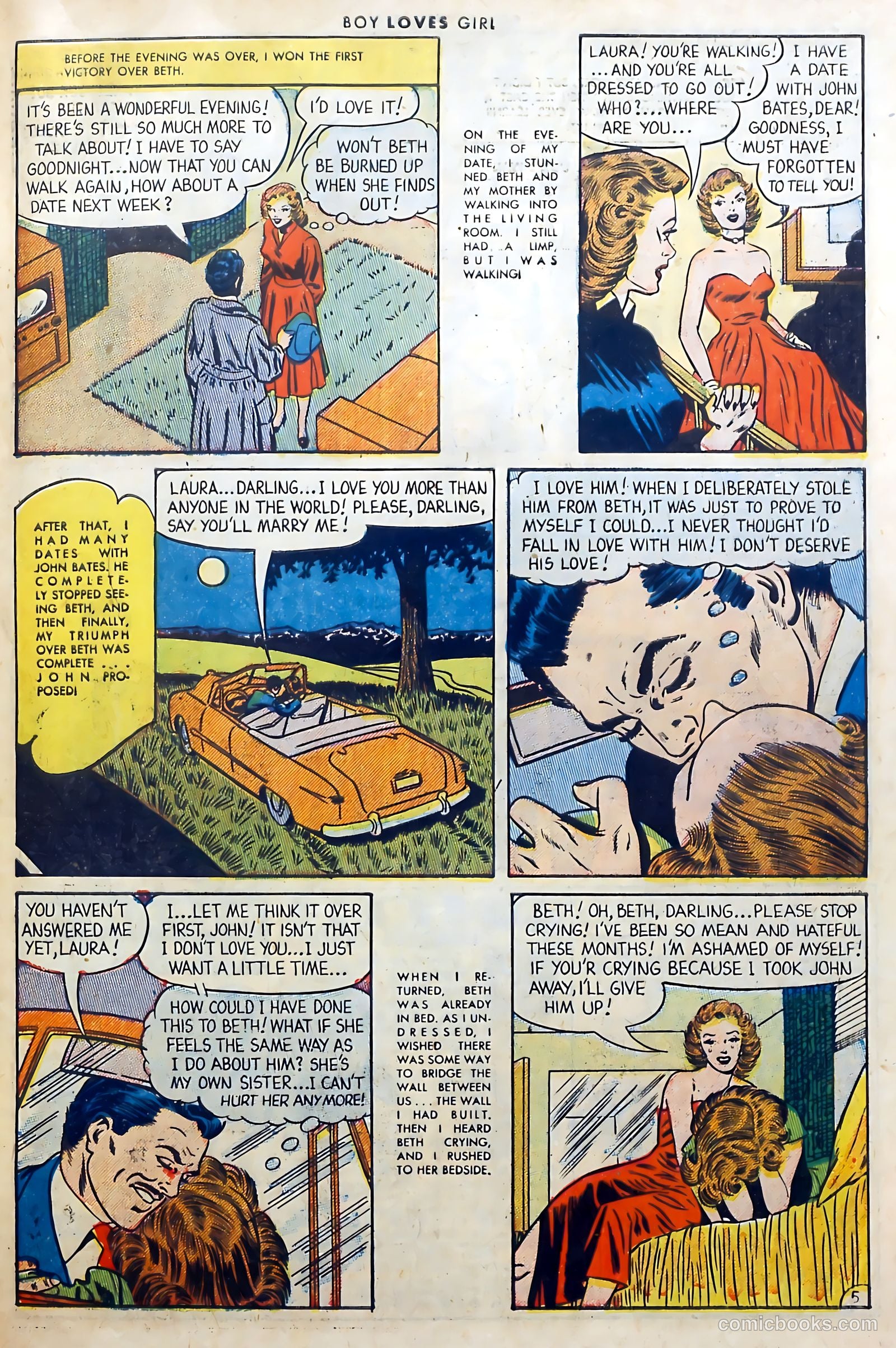 Boy Loves Girl #30 (1953) — page 31 of 35