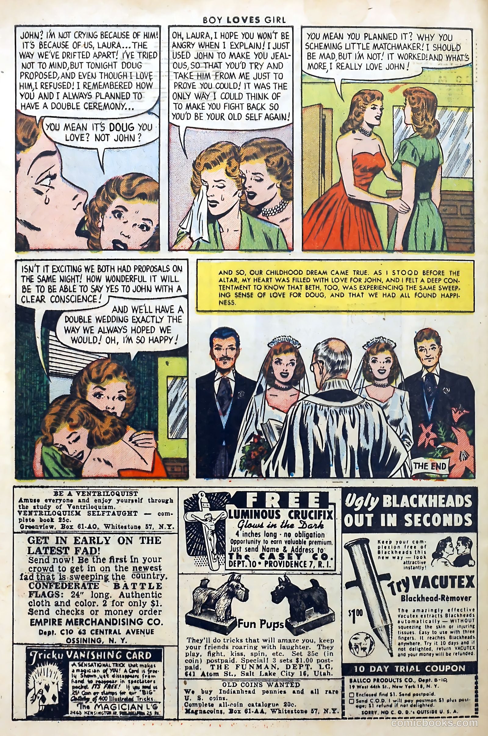 Boy Loves Girl #30 (1953) — page 32 of 35
