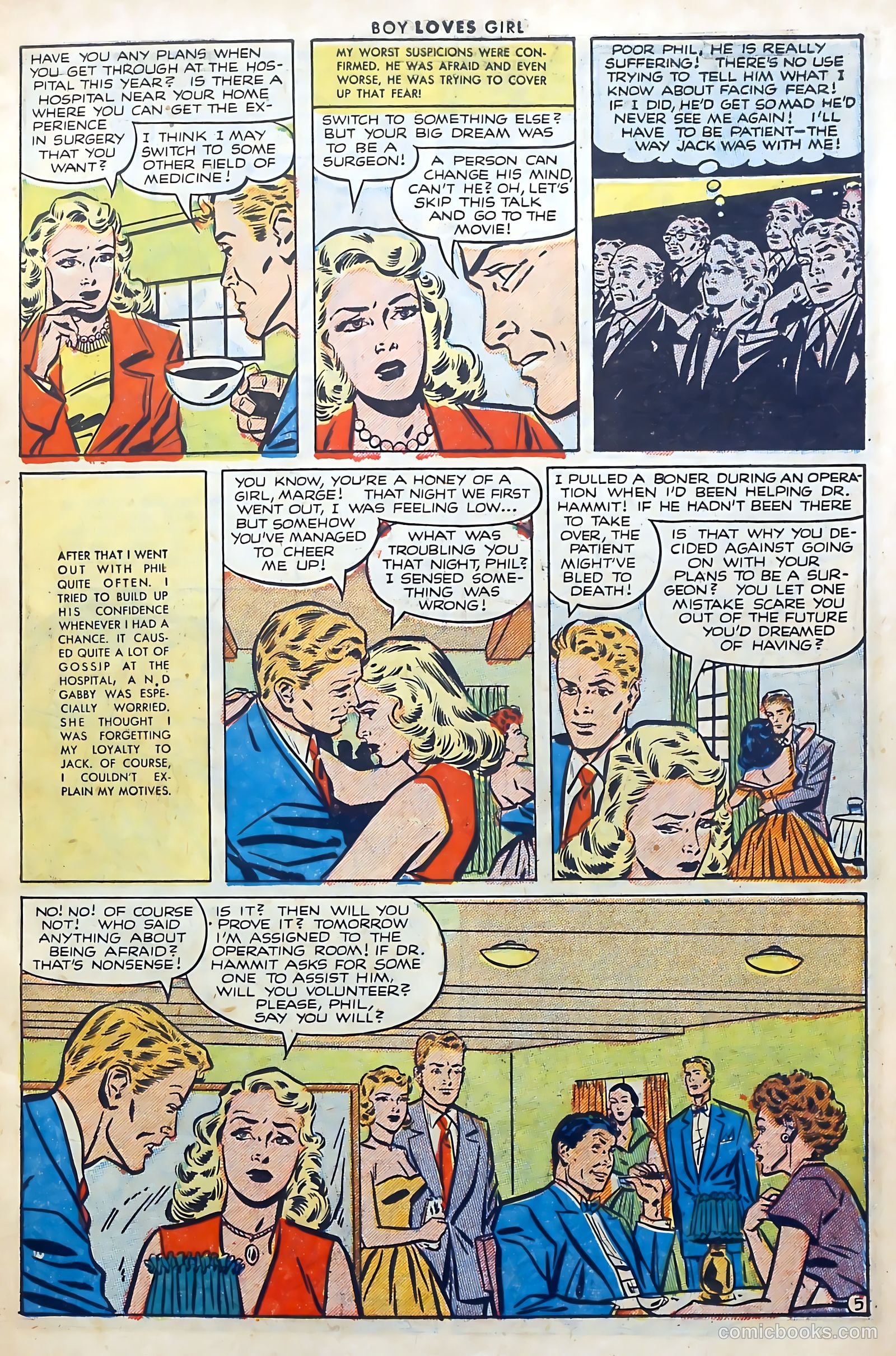 Boy Loves Girl #31 (1953) — page 7 of 37