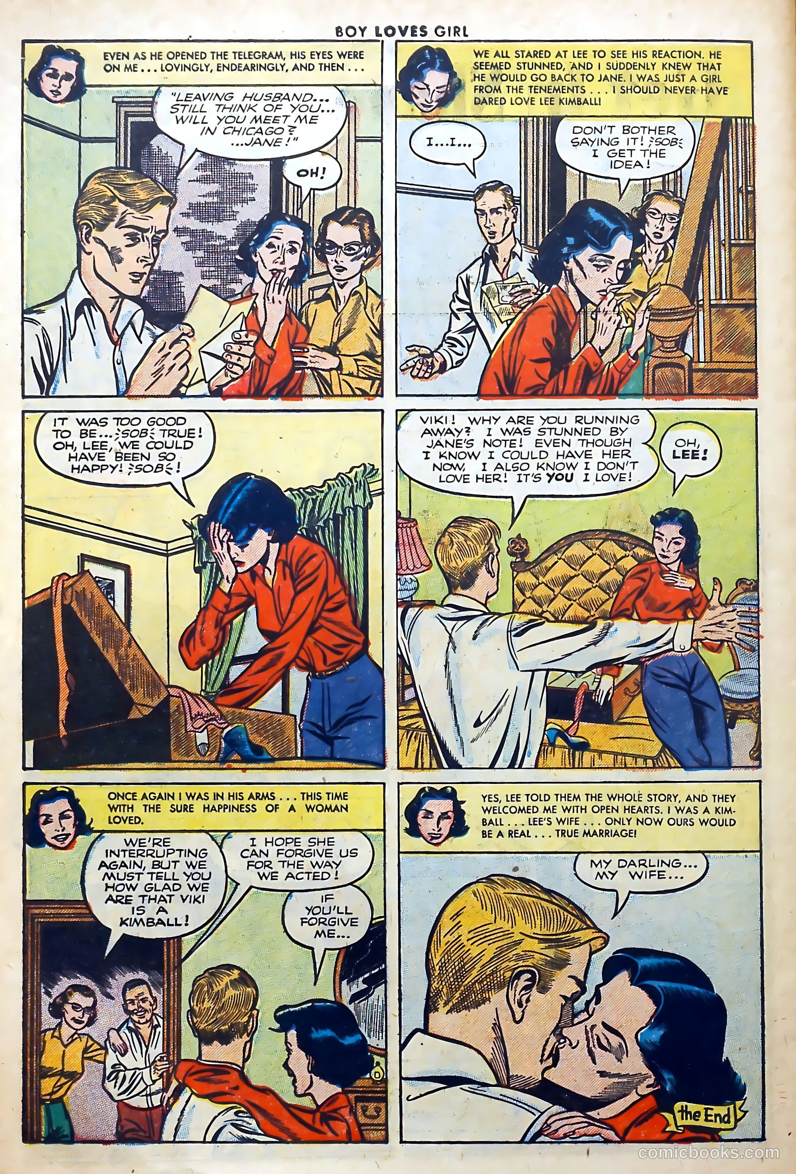 Boy Loves Girl #31 (1953) — page 30 of 37