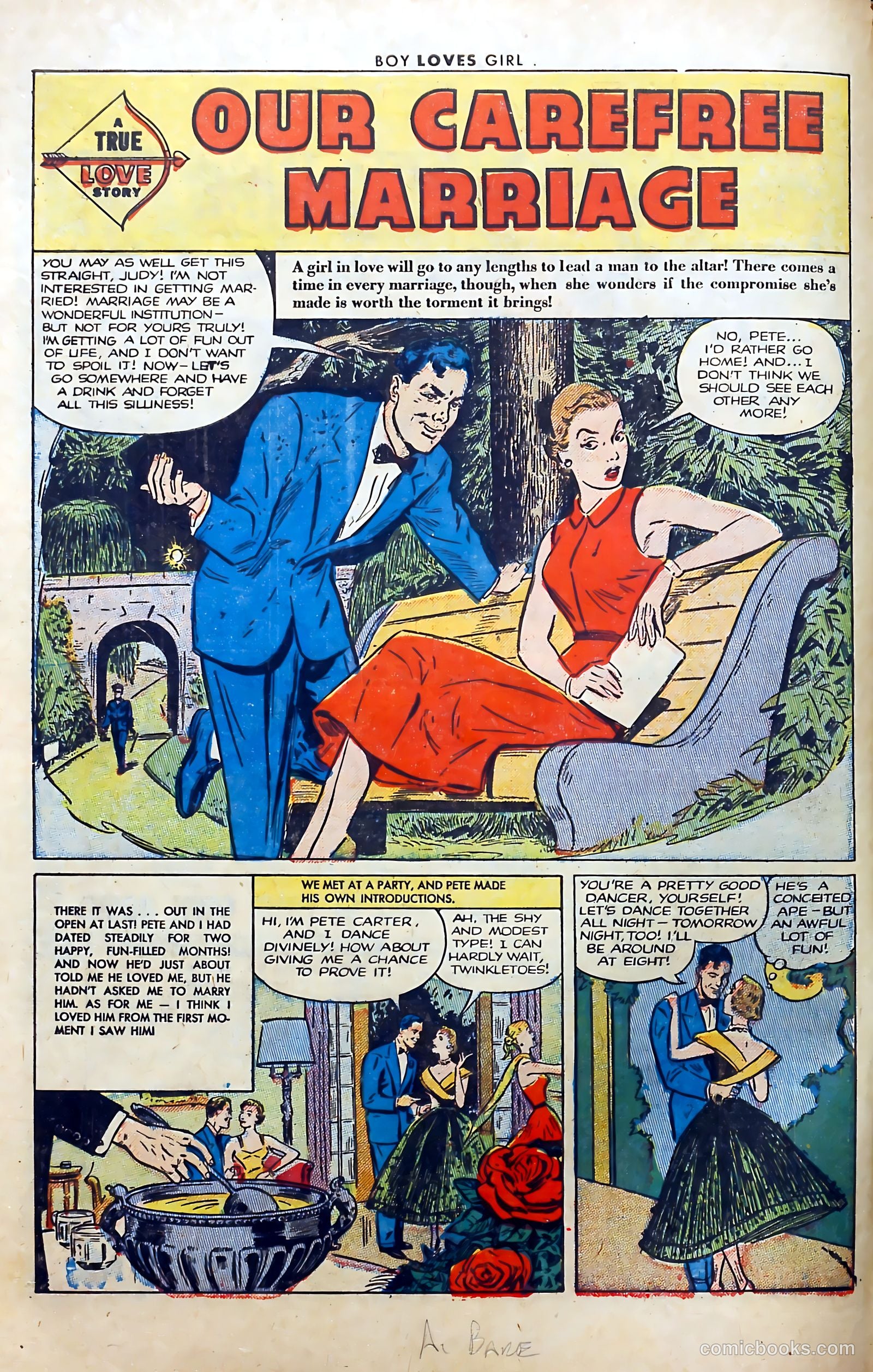 Boy Loves Girl #32 (1953) — page 10 of 36