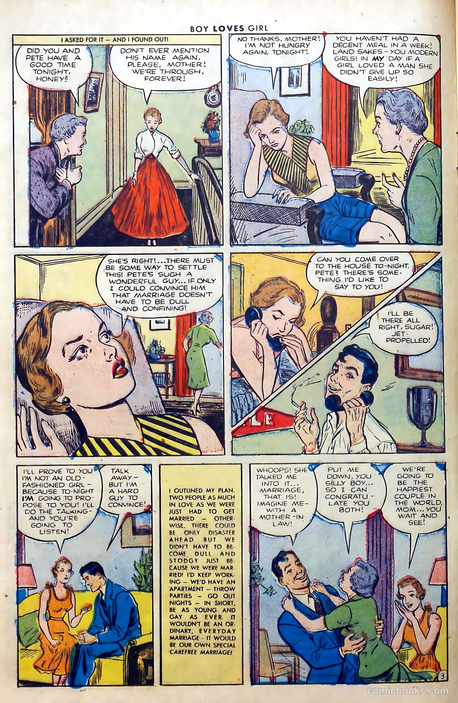 Boy Loves Girl #32 (1953) — page 12 of 36