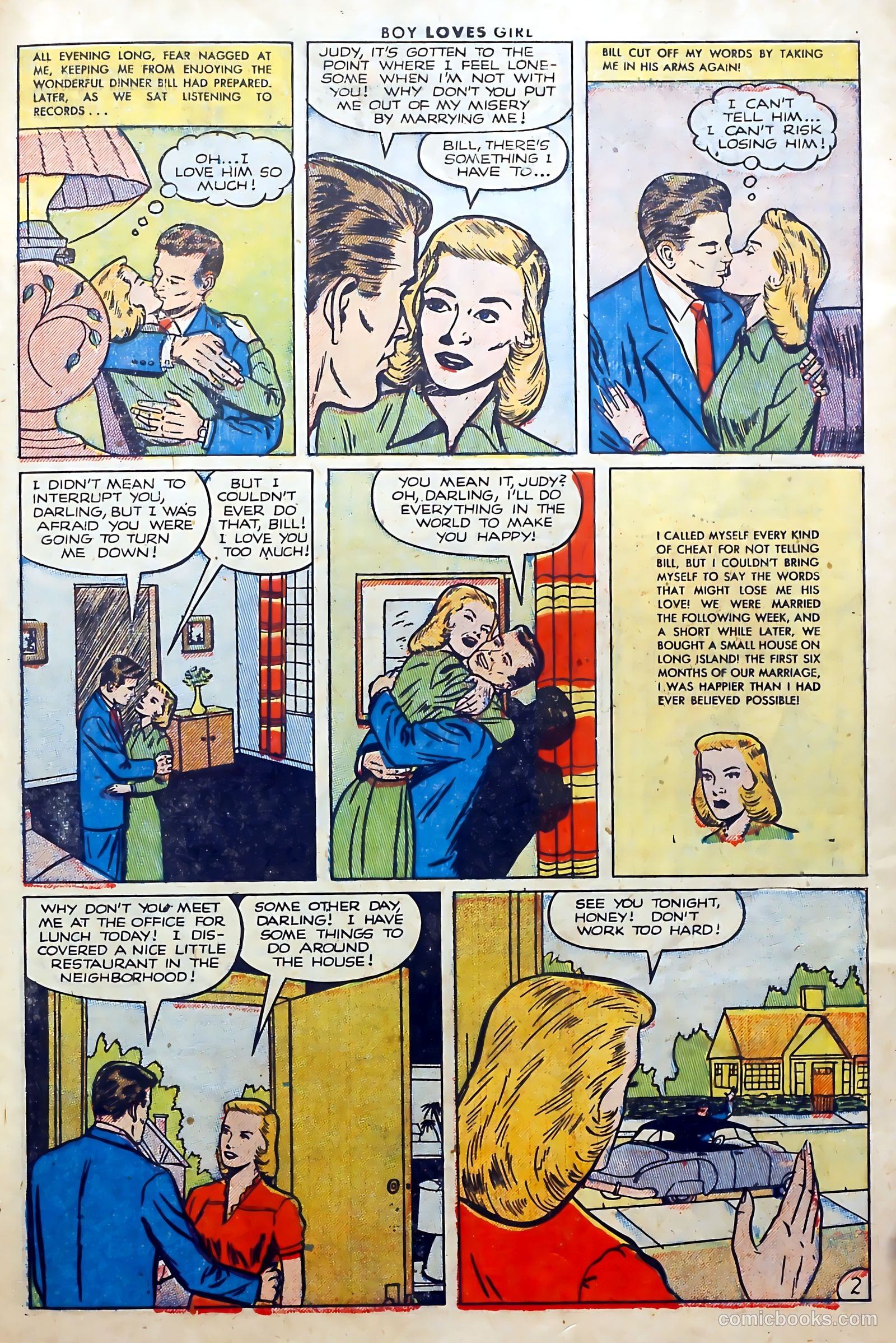 Boy Loves Girl #32 (1953) — page 27 of 36
