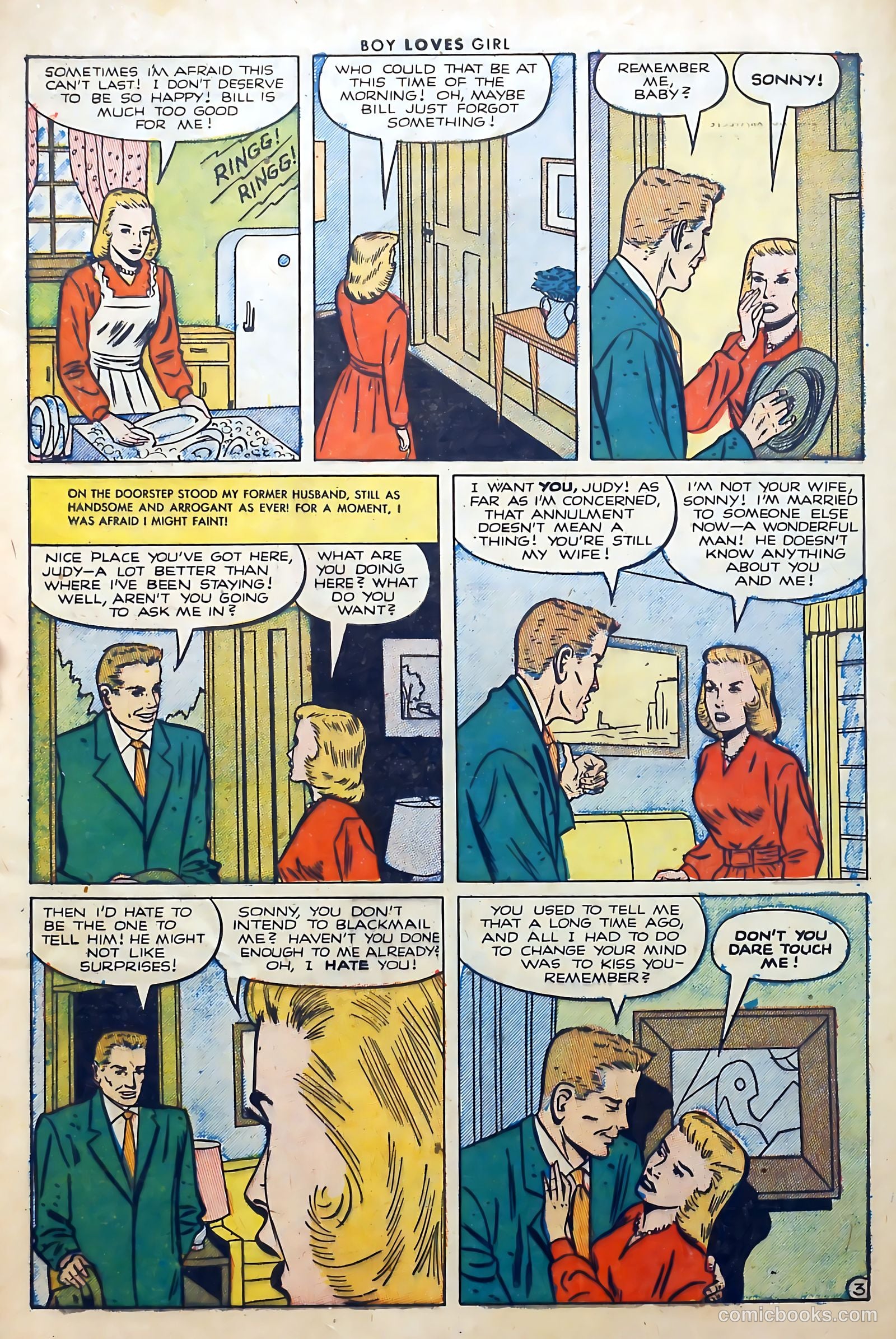 Boy Loves Girl #32 (1953) — page 28 of 36