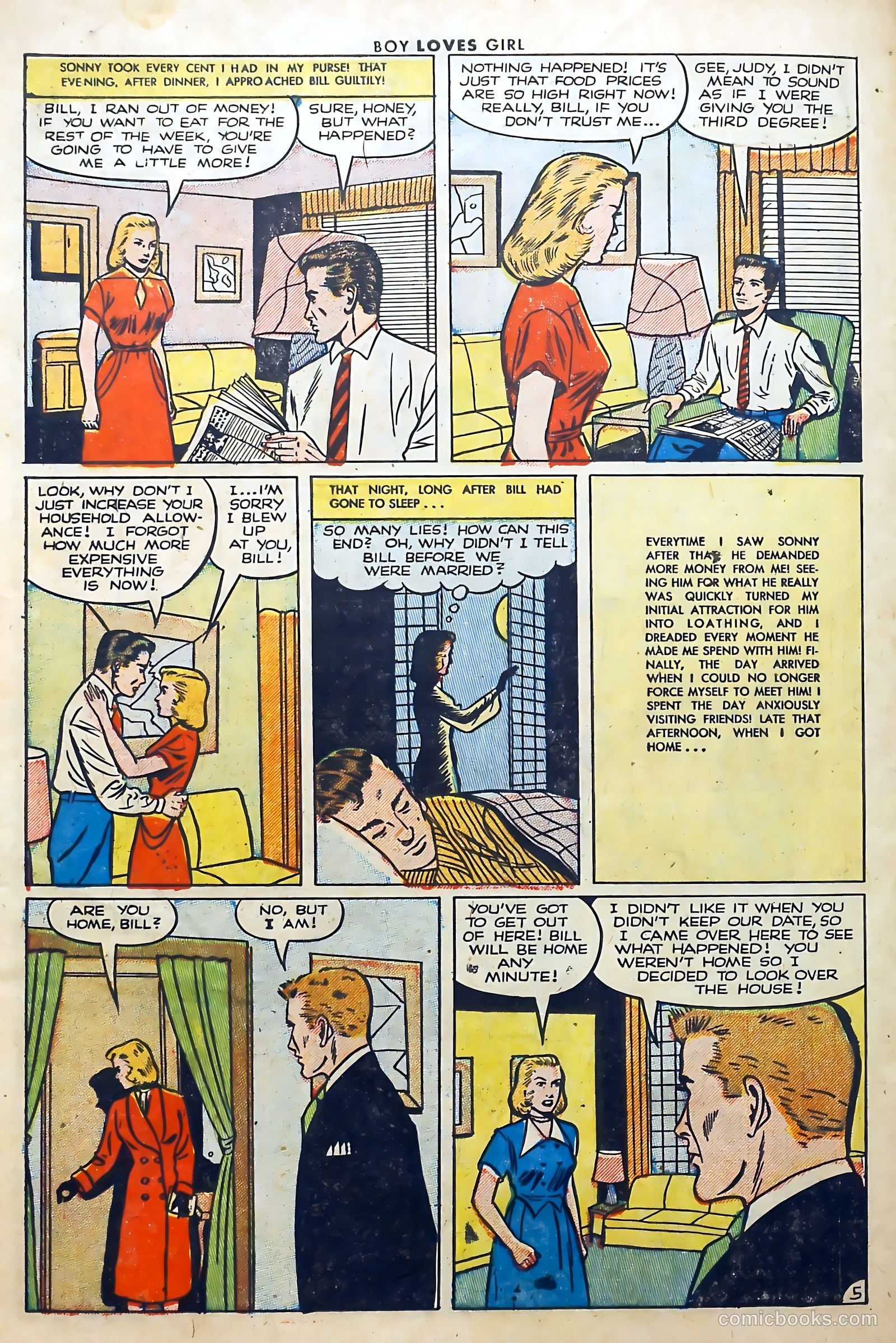 Boy Loves Girl #32 (1953) — page 30 of 36
