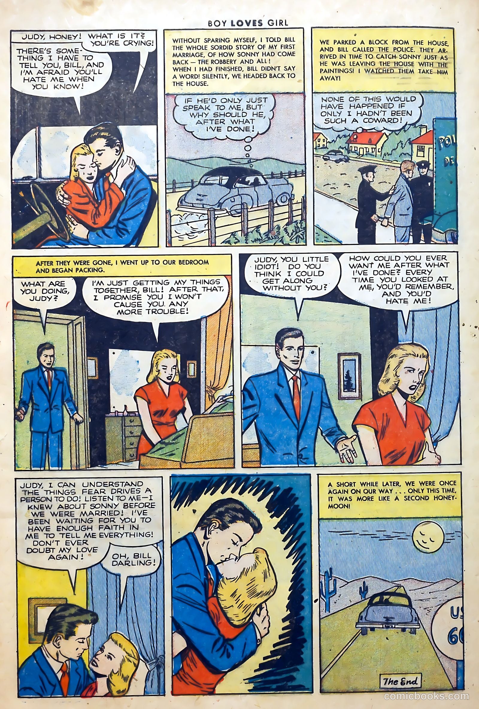 Boy Loves Girl #32 (1953) — page 32 of 36
