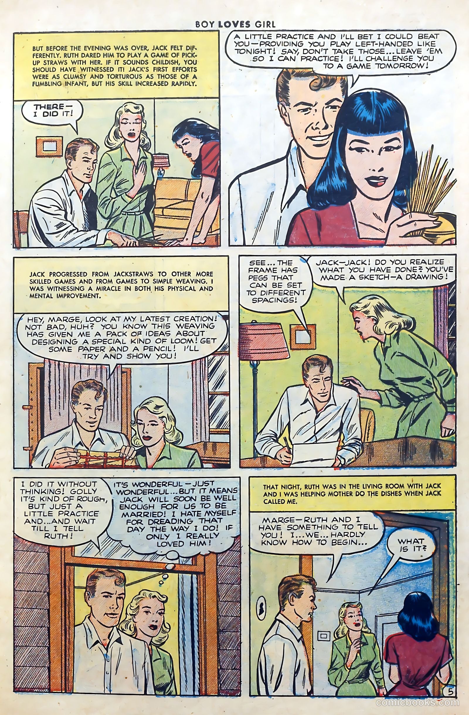 Boy Loves Girl #33 (1953) — page 7 of 36