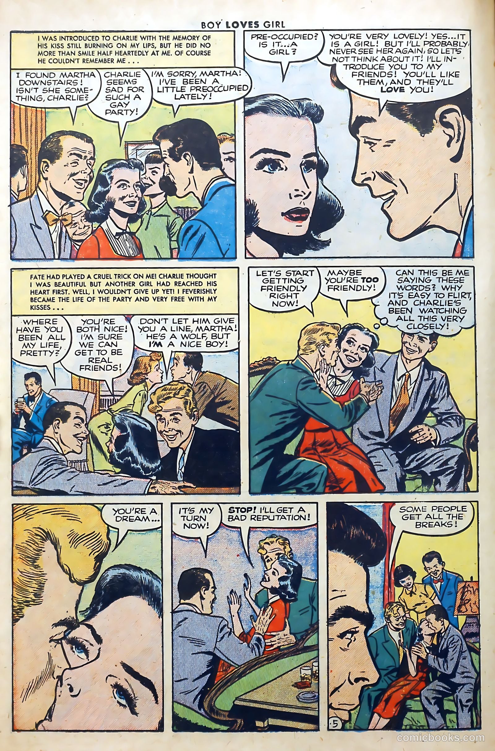 Boy Loves Girl #33 (1953) — page 14 of 36