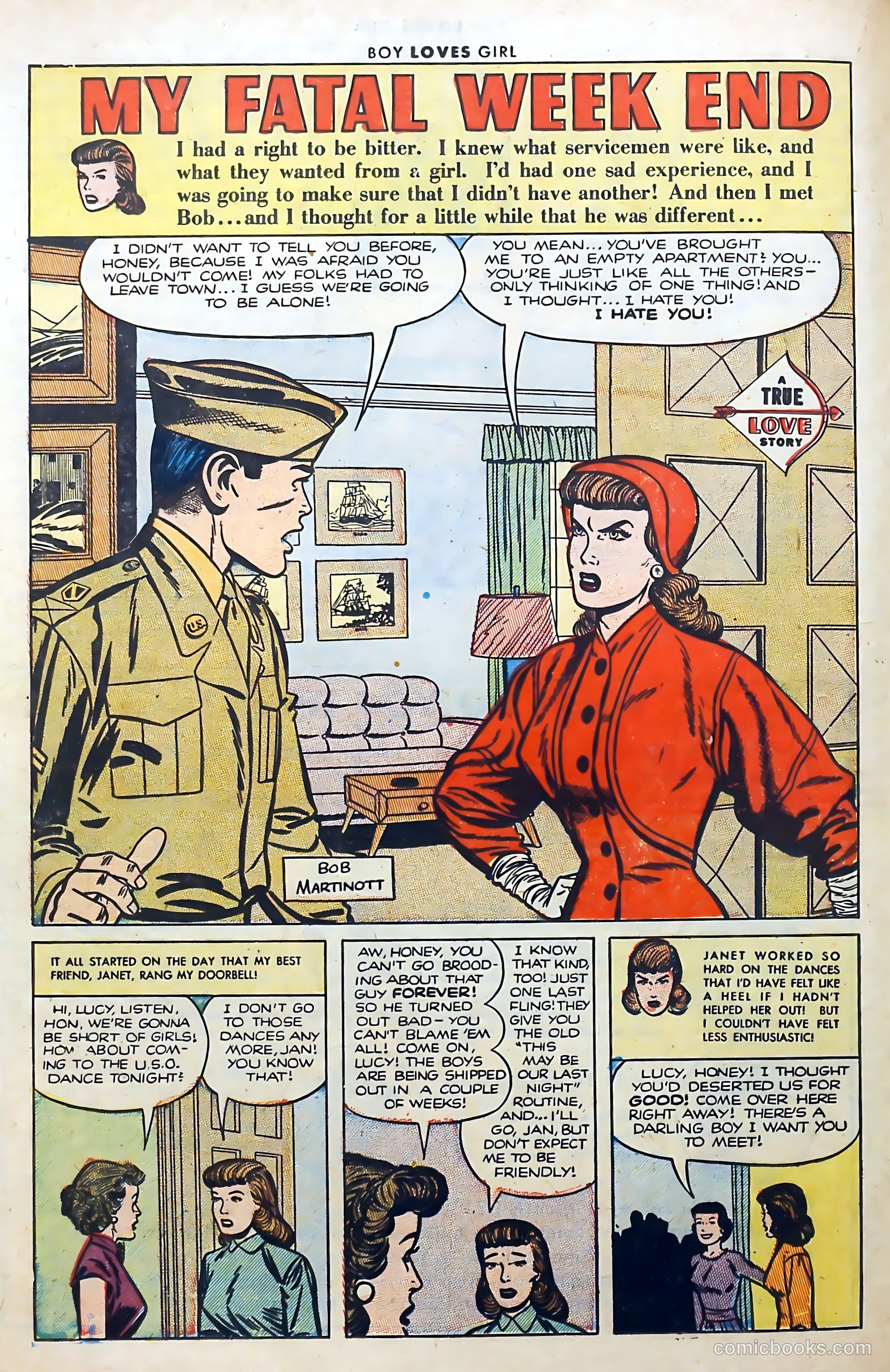 Boy Loves Girl #33 (1953) — page 18 of 36