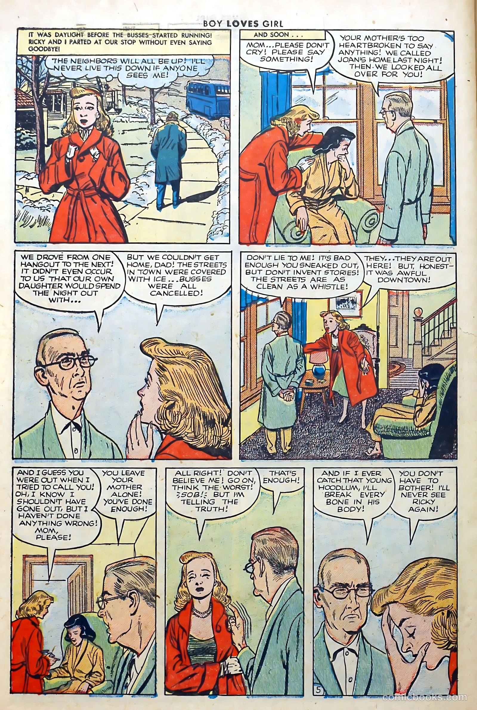 Boy Loves Girl #33 (1953) — page 30 of 36