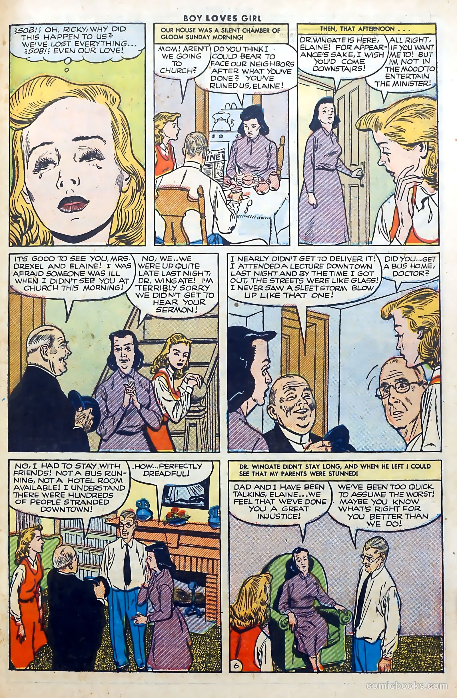 Boy Loves Girl #33 (1953) — page 31 of 36