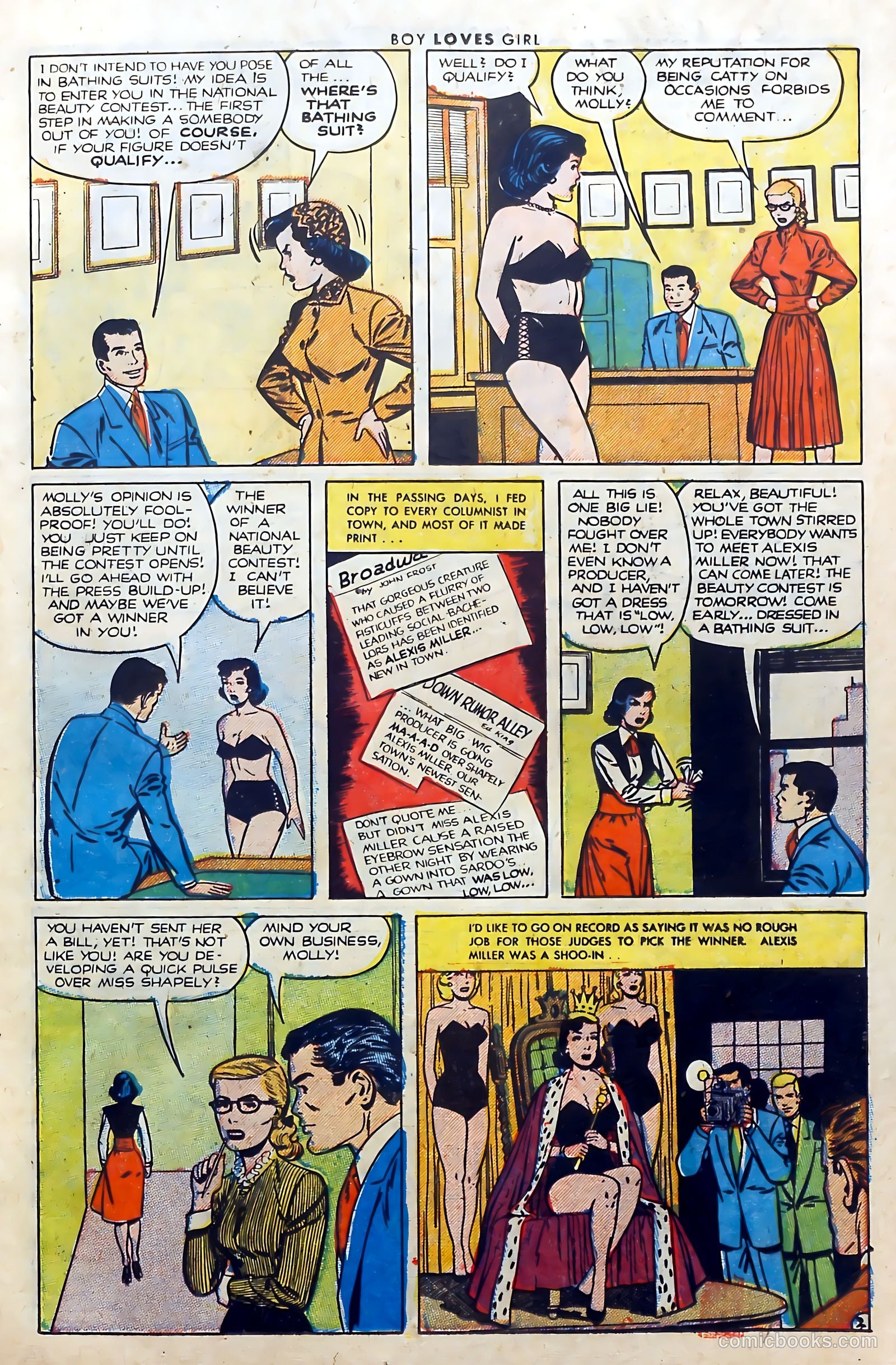 Boy Loves Girl #34 (1953) — page 11 of 36