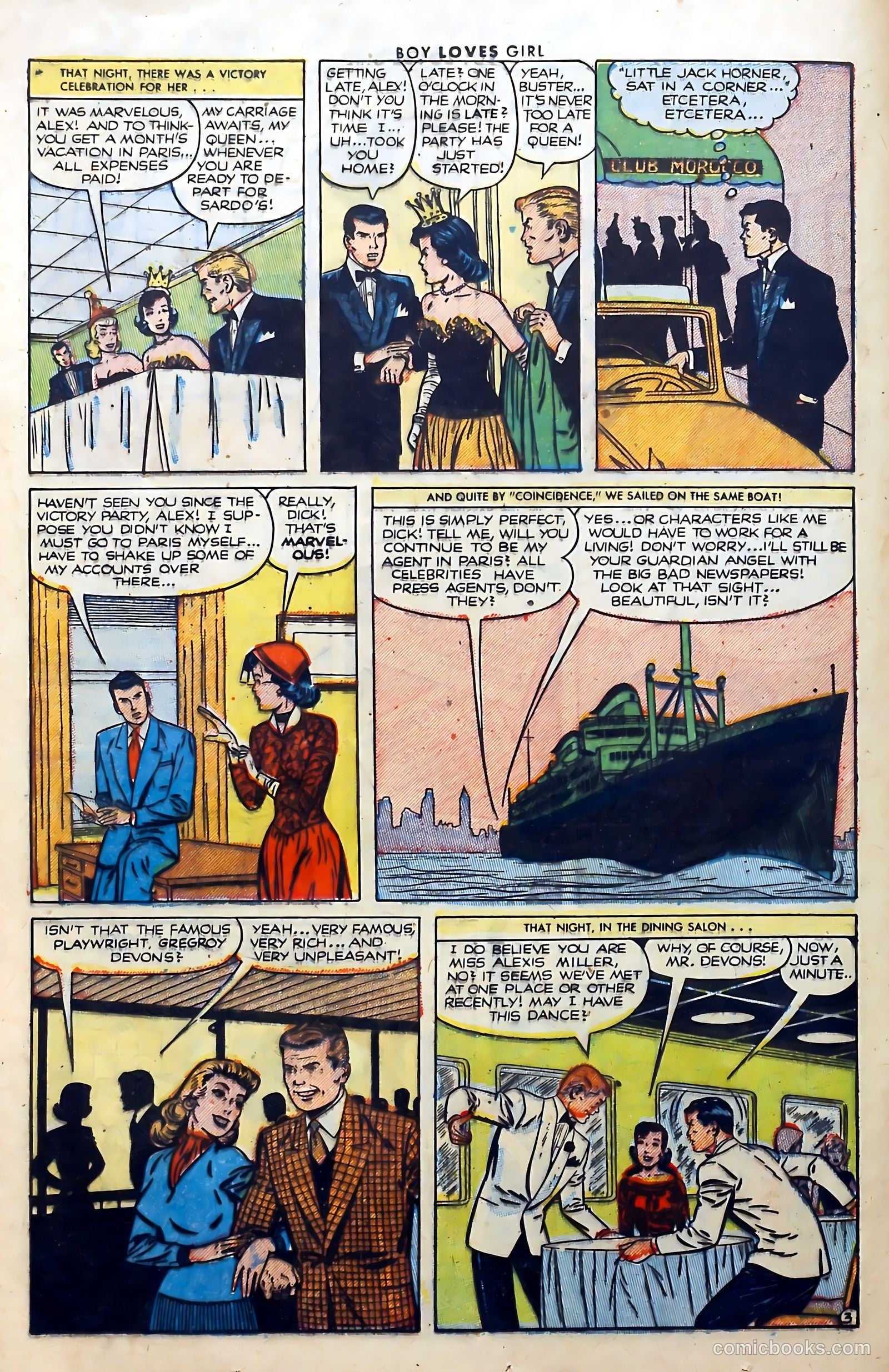 Boy Loves Girl #34 (1953) — page 12 of 36