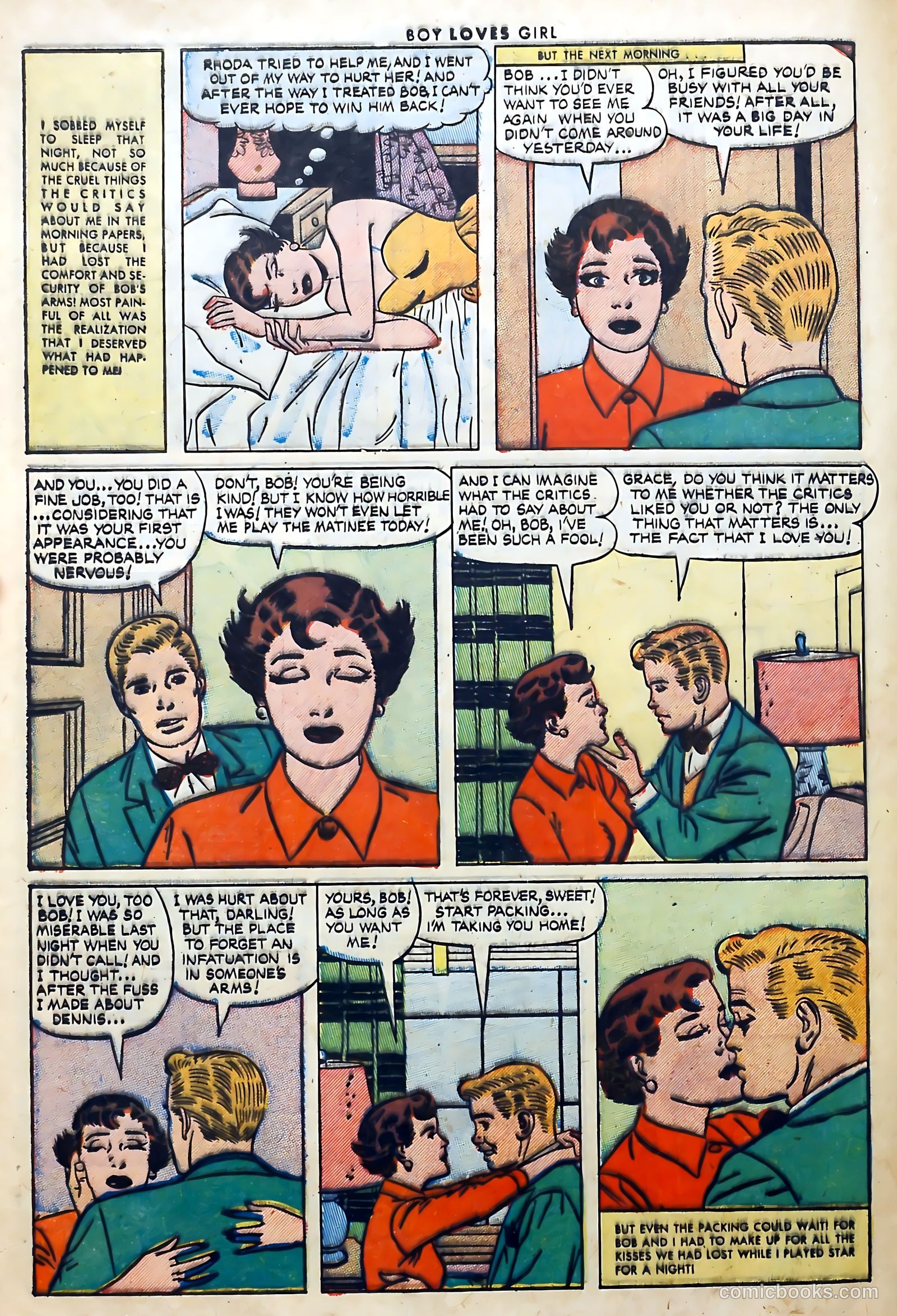 Boy Loves Girl #34 (1953) — page 32 of 36