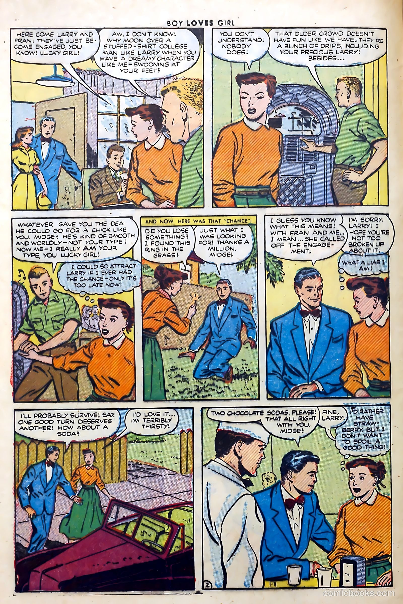 Boy Loves Girl #35 (1953) — page 12 of 36