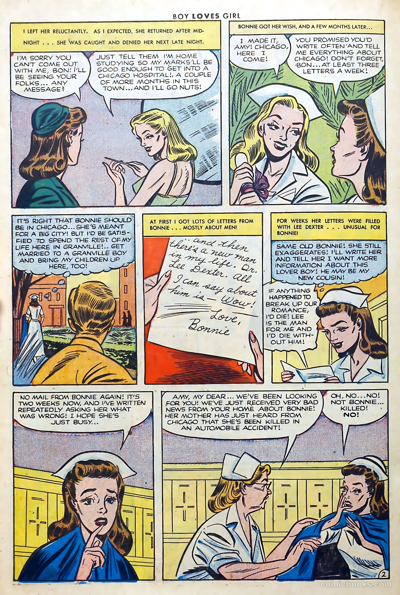 Boy Loves Girl #35 (1953) — page 22 of 36