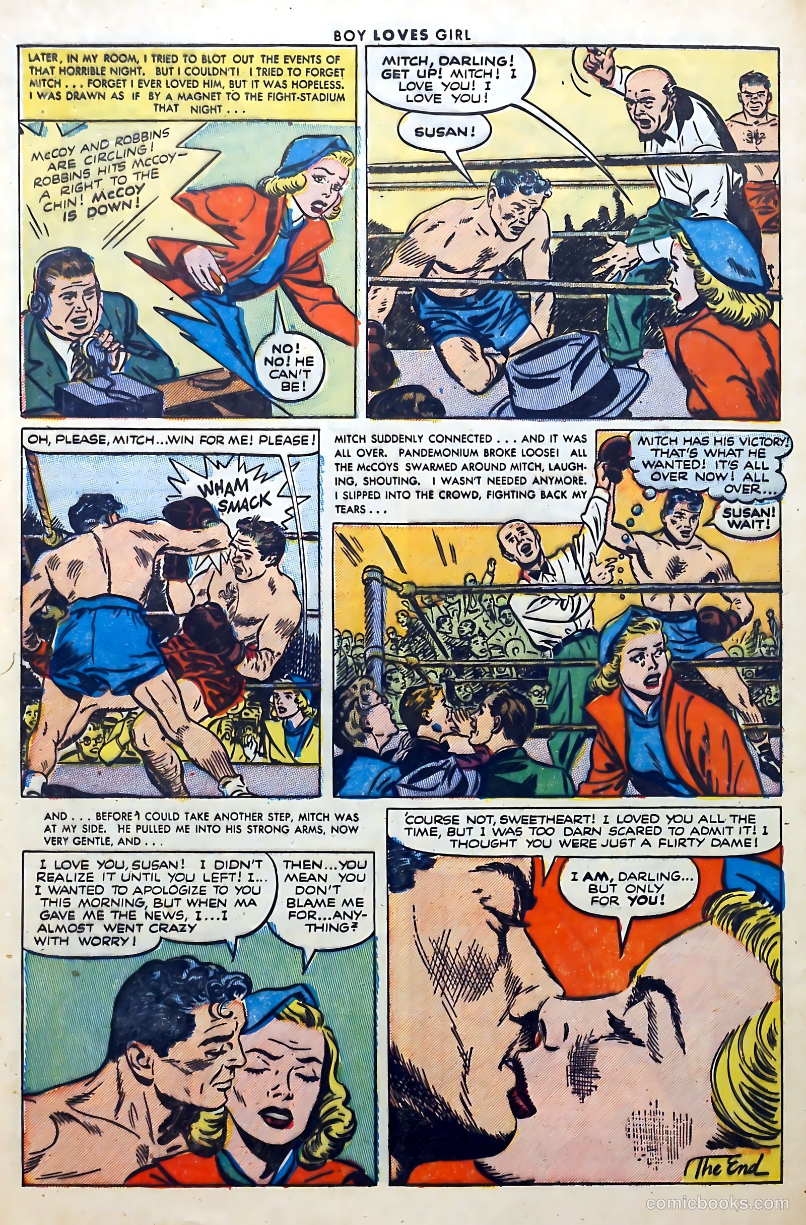 Boy Loves Girl #35 (1953) — page 32 of 36