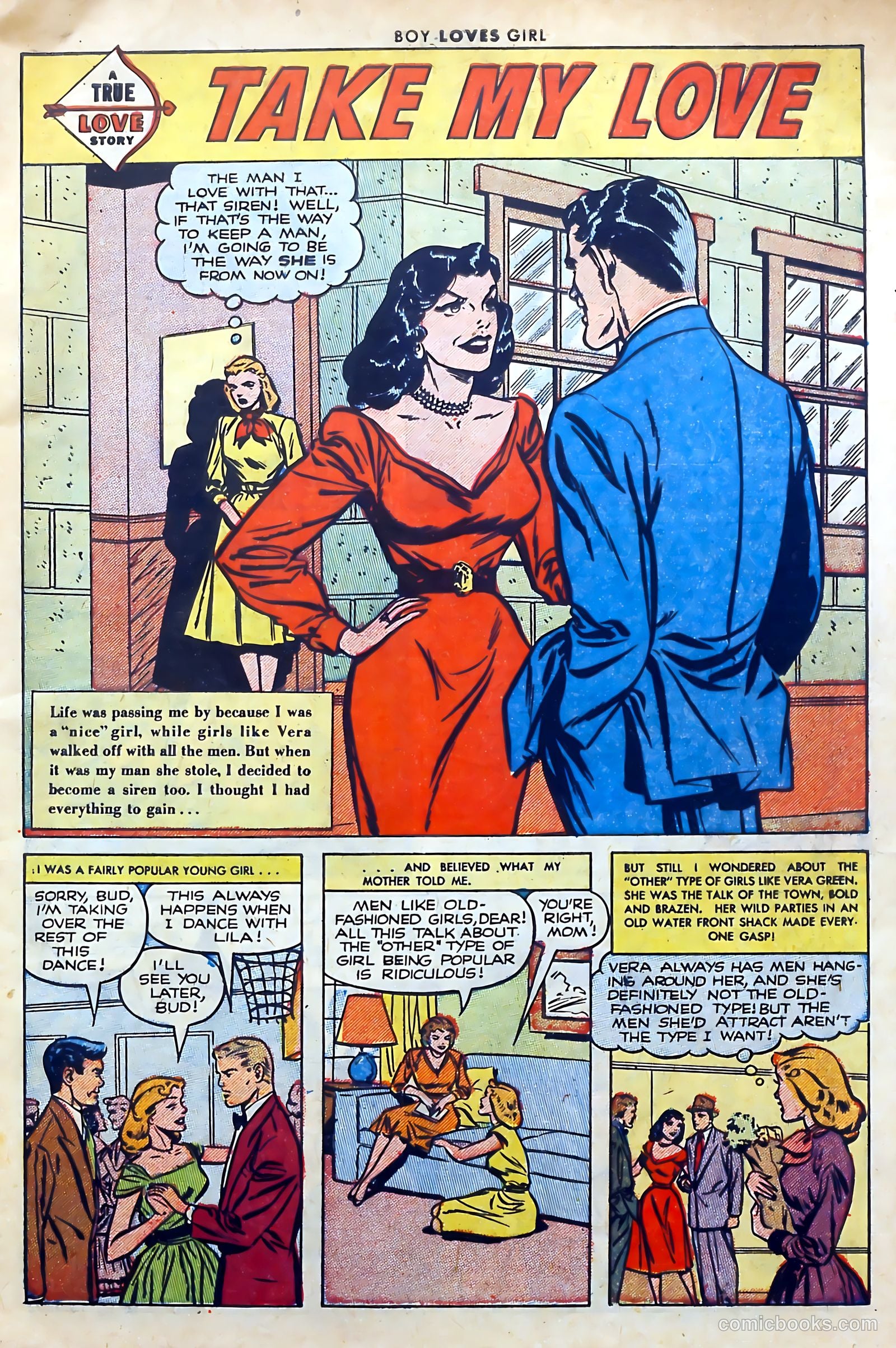 Boy Loves Girl #36 (1953) — page 3 of 36