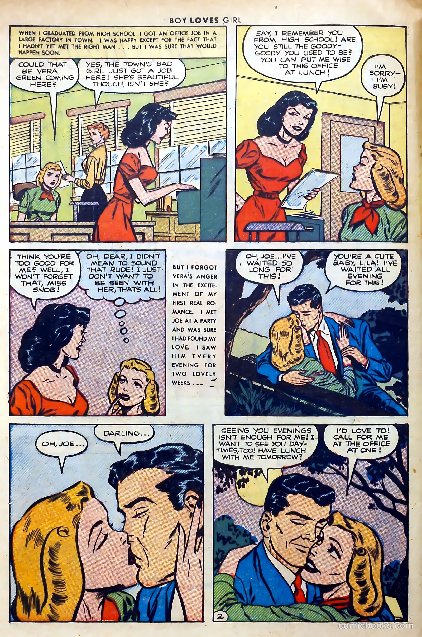 Boy Loves Girl #36 (1953) — page 4 of 36