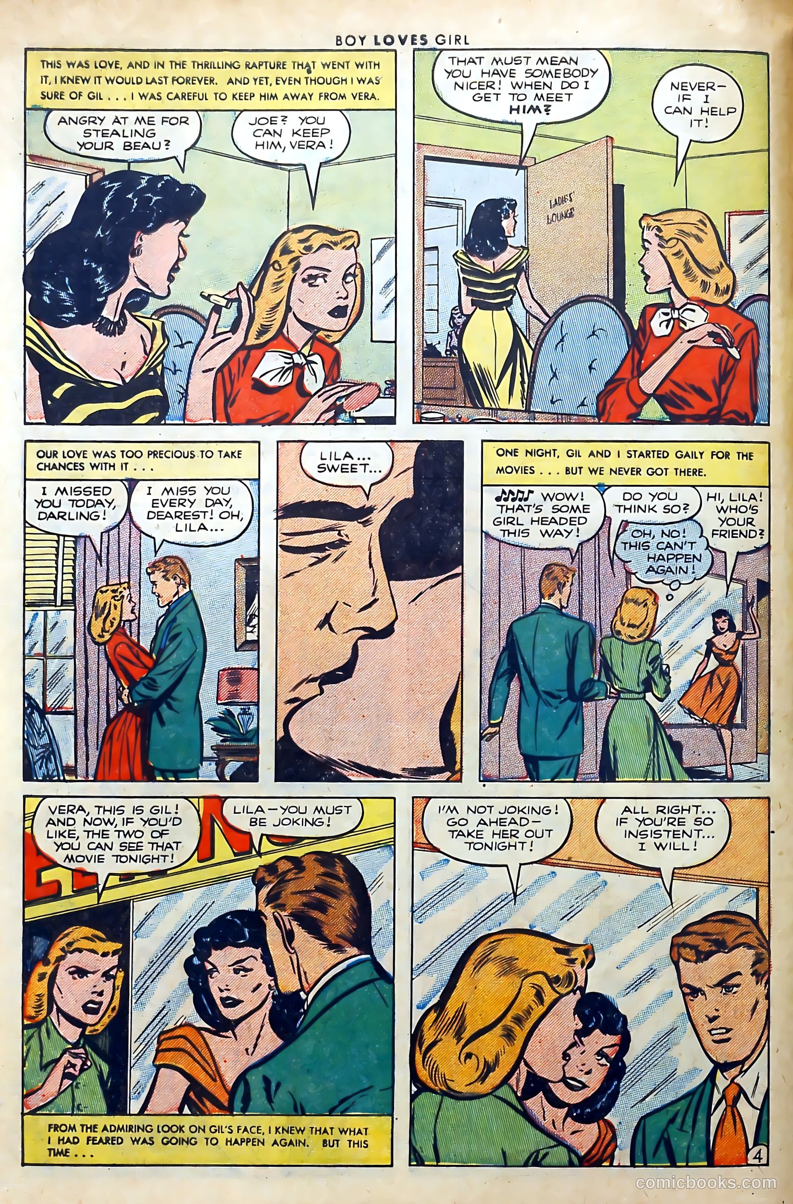 Boy Loves Girl #36 (1953) — page 6 of 36