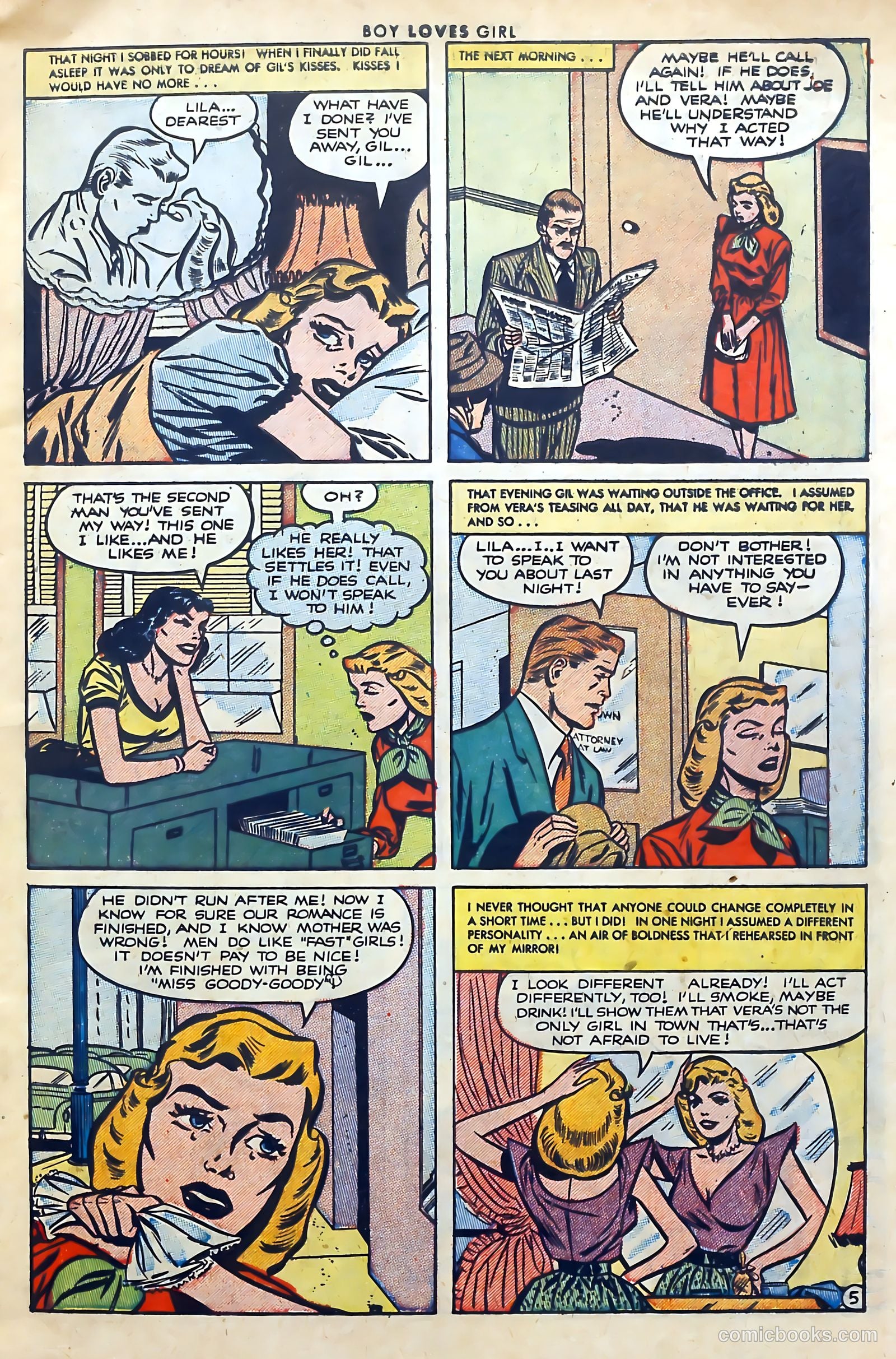 Boy Loves Girl #36 (1953) — page 7 of 36