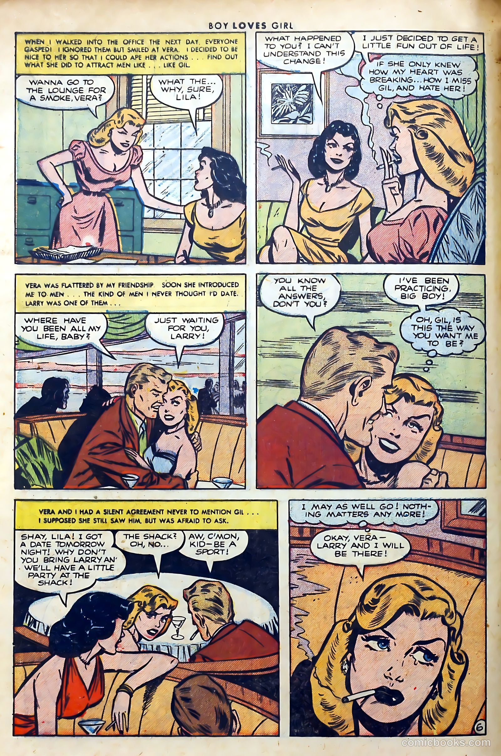 Boy Loves Girl #36 (1953) — page 8 of 36