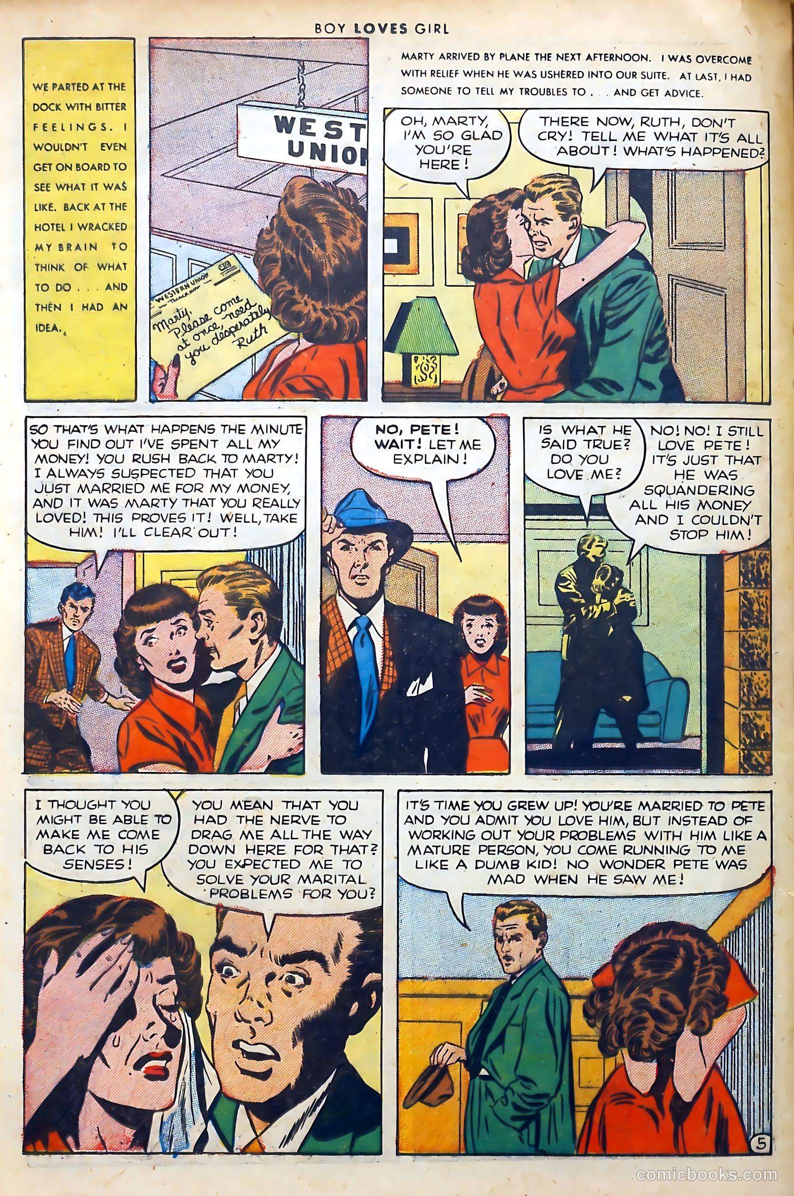 Boy Loves Girl #36 (1953) — page 16 of 36