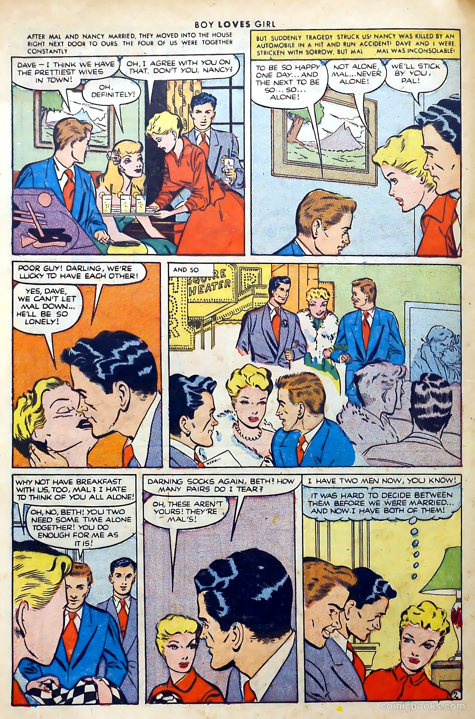 Boy Loves Girl #36 (1953) — page 28 of 36