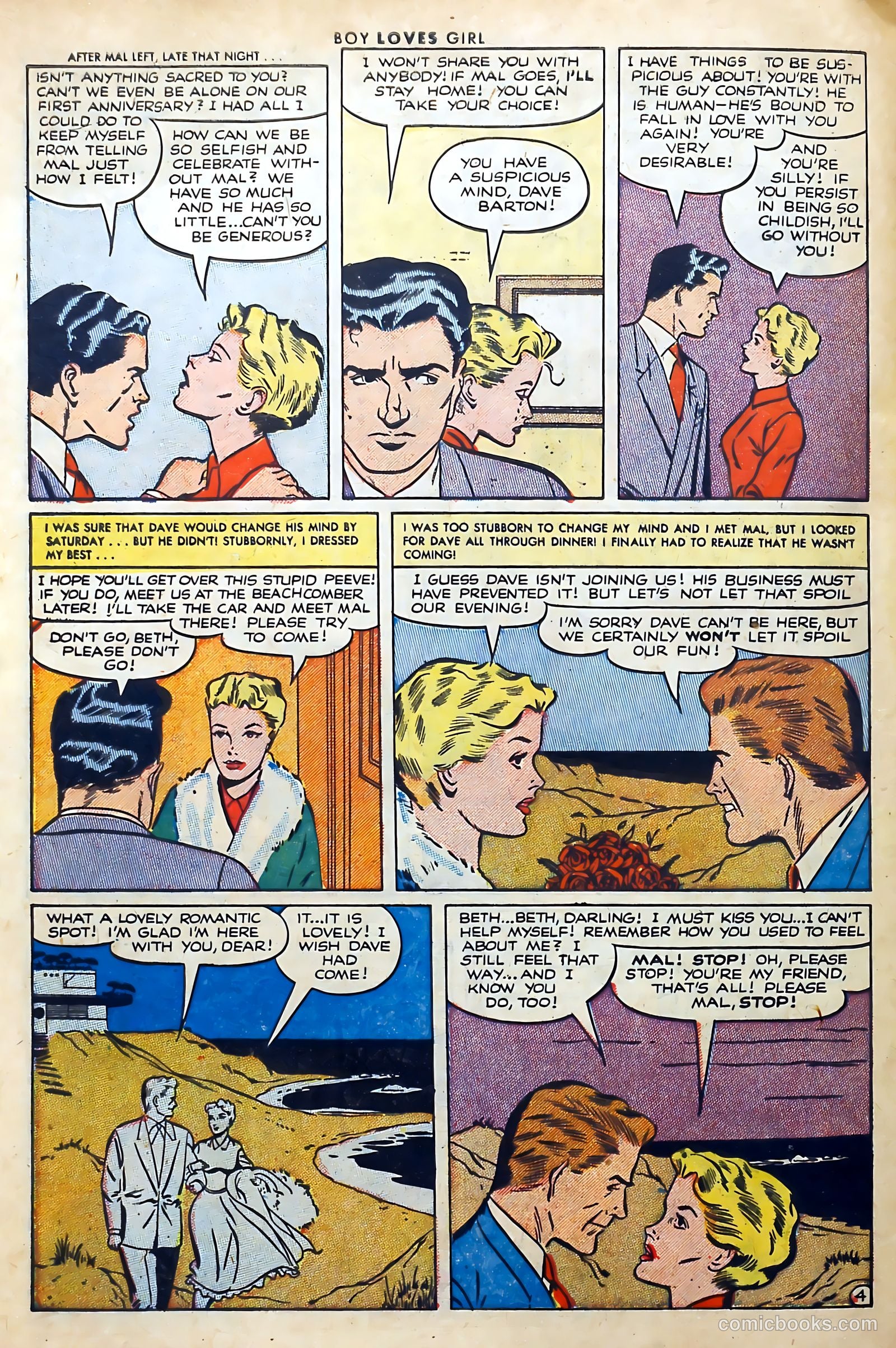 Boy Loves Girl #36 (1953) — page 30 of 36