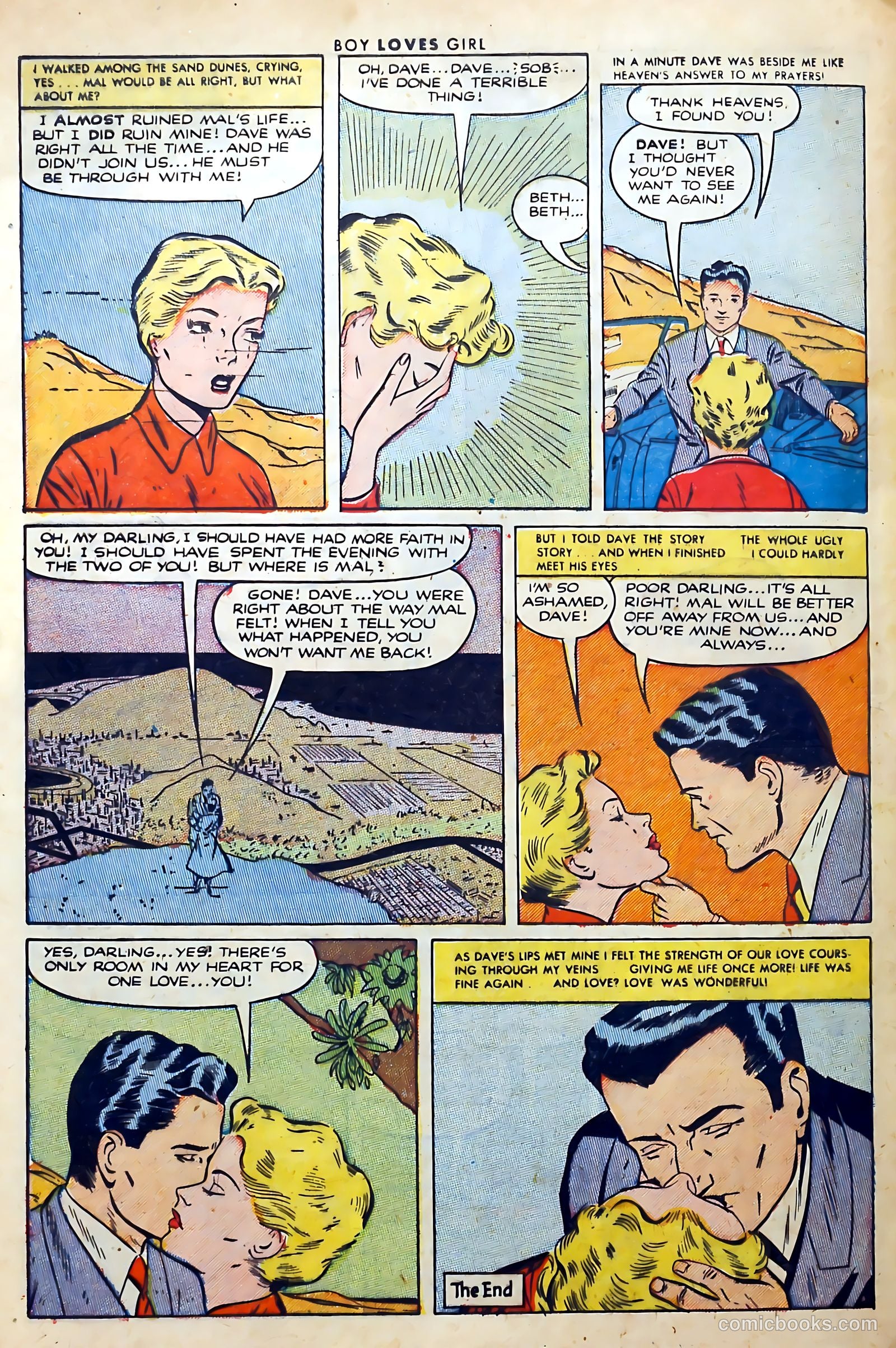 Boy Loves Girl #36 (1953) — page 32 of 36