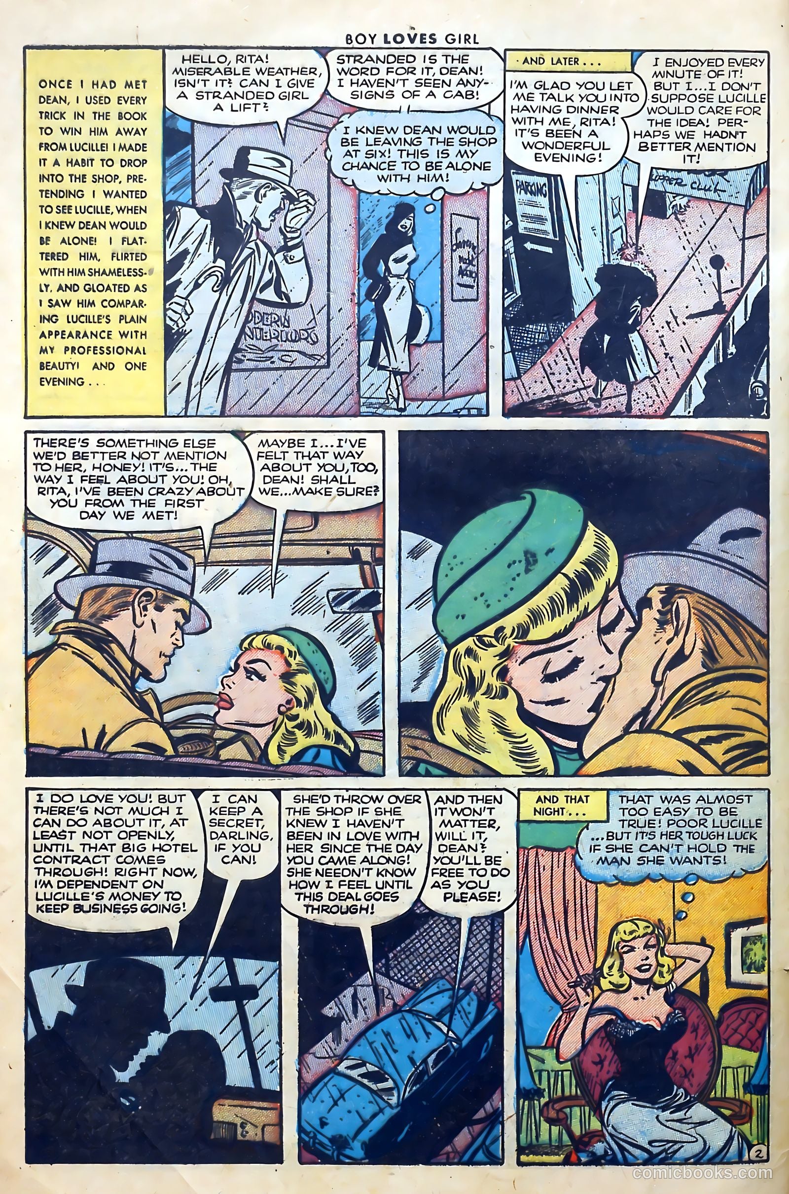Boy Loves Girl #37 (1953) — page 4 of 36
