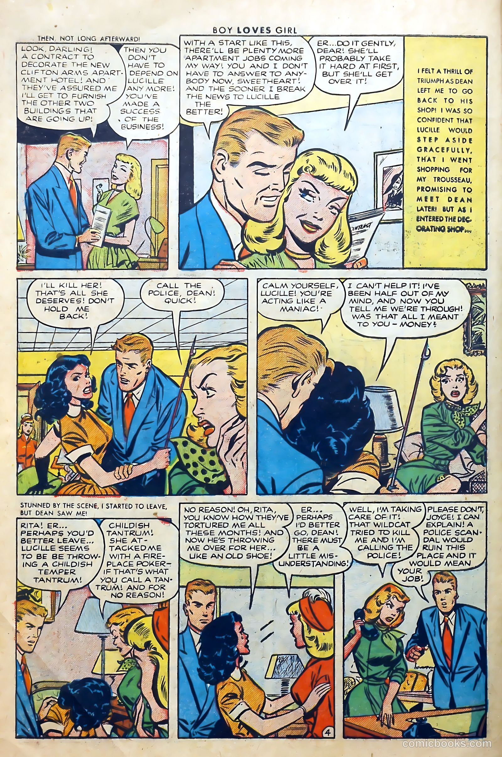Boy Loves Girl #37 (1953) — page 6 of 36