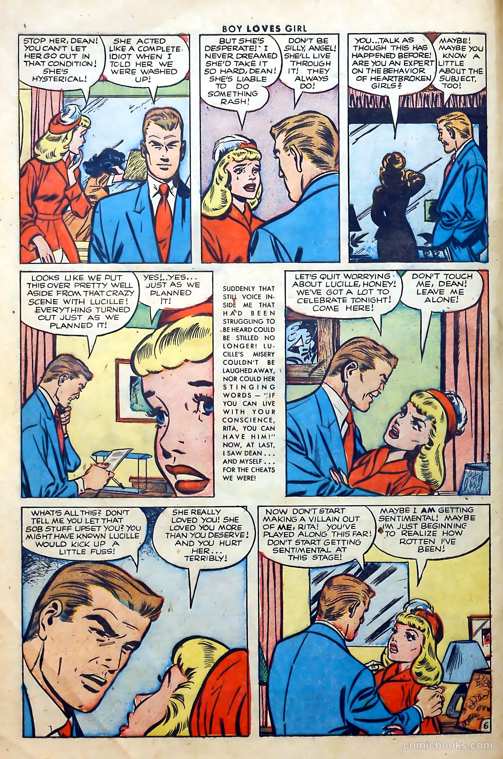 Boy Loves Girl #37 (1953) — page 8 of 36