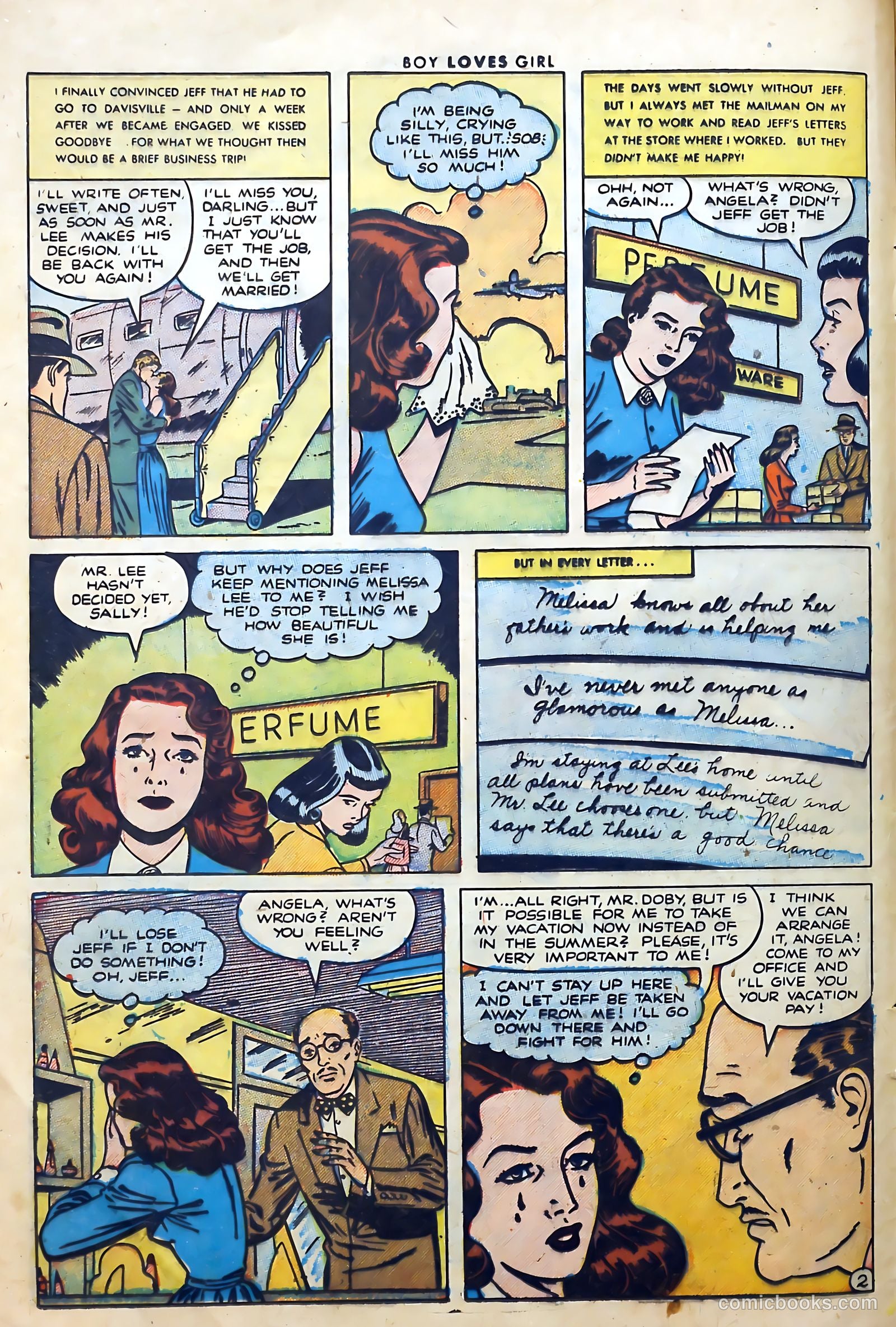 Boy Loves Girl #37 (1953) — page 12 of 36