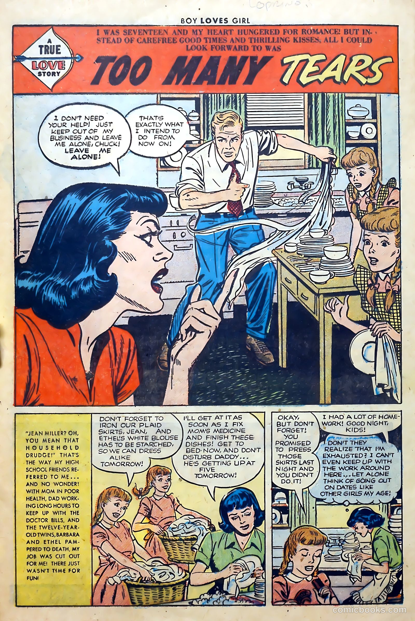 Boy Loves Girl #37 (1953) — page 20 of 36