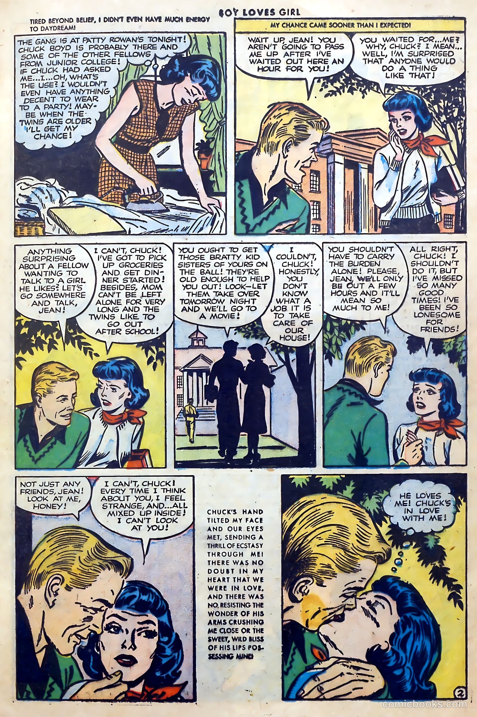Boy Loves Girl #37 (1953) — page 21 of 36