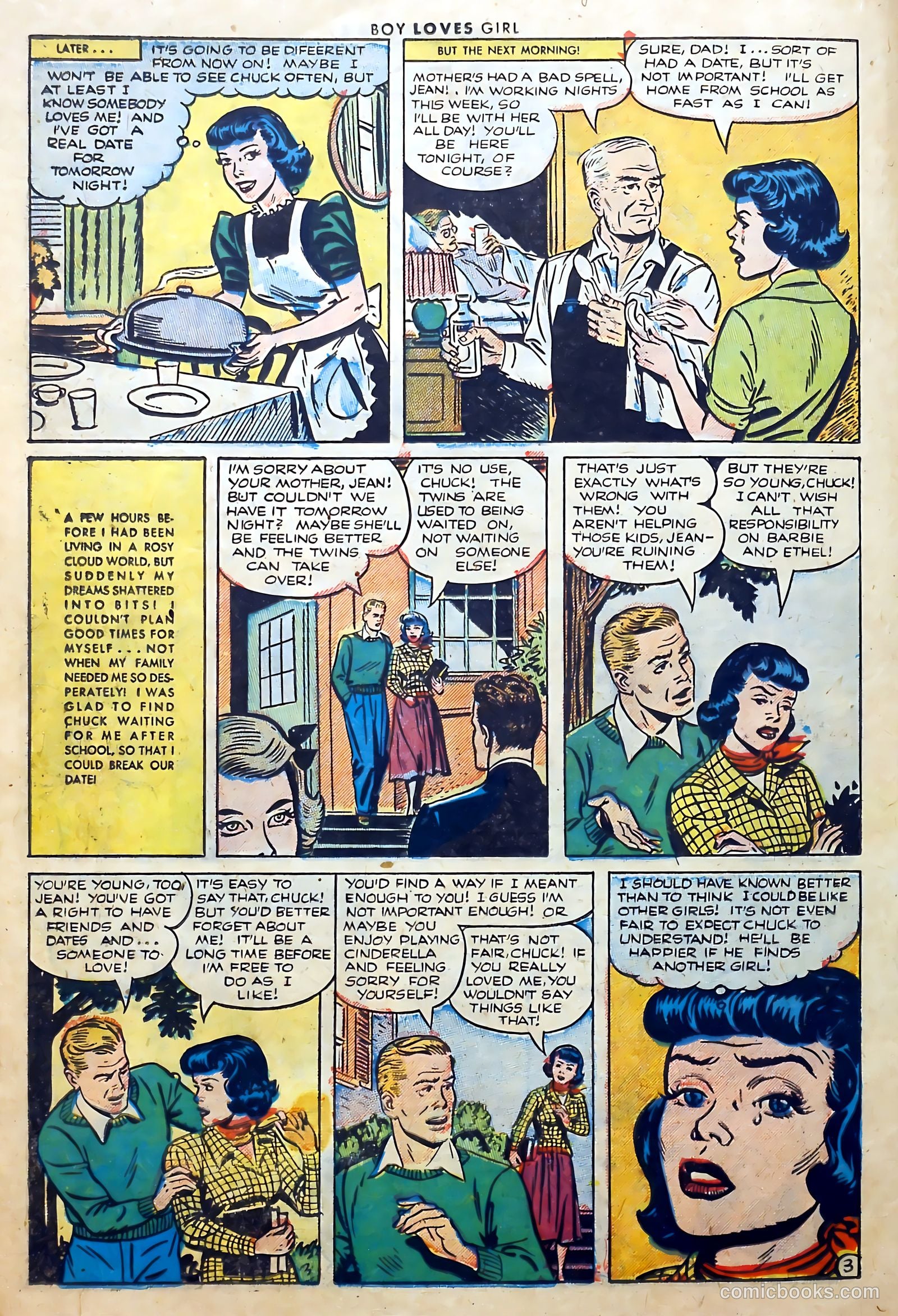 Boy Loves Girl #37 (1953) — page 22 of 36