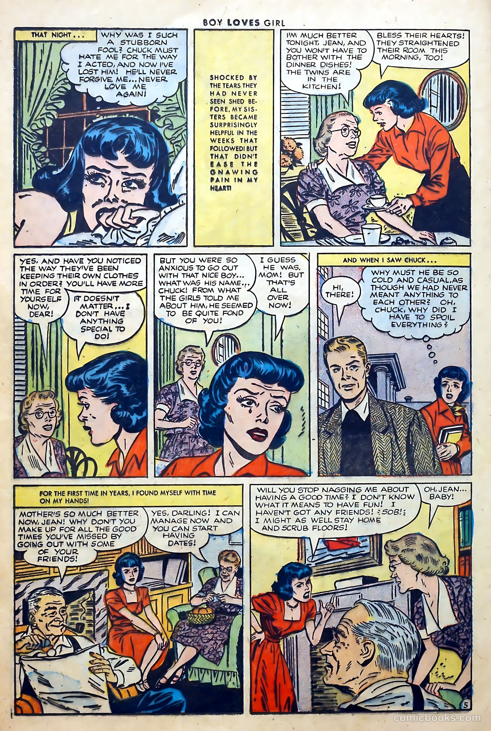 Boy Loves Girl #37 (1953) — page 24 of 36