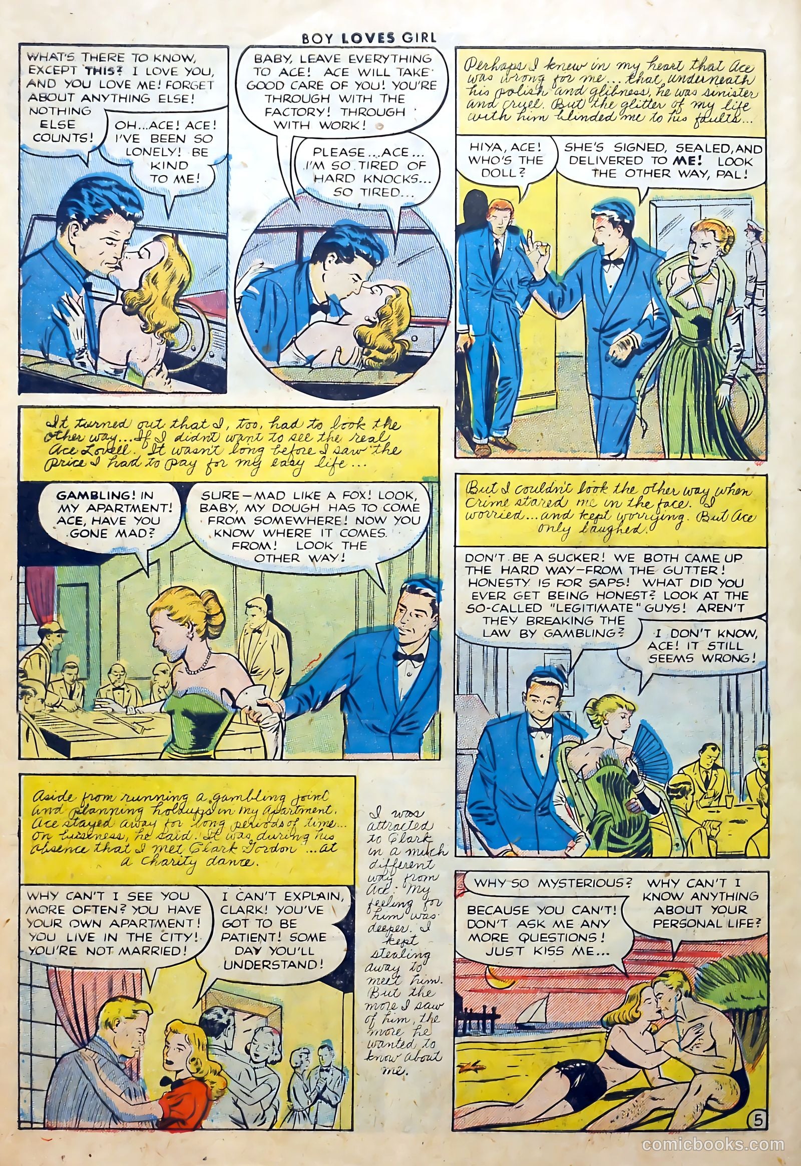 Boy Loves Girl #37 (1953) — page 30 of 36