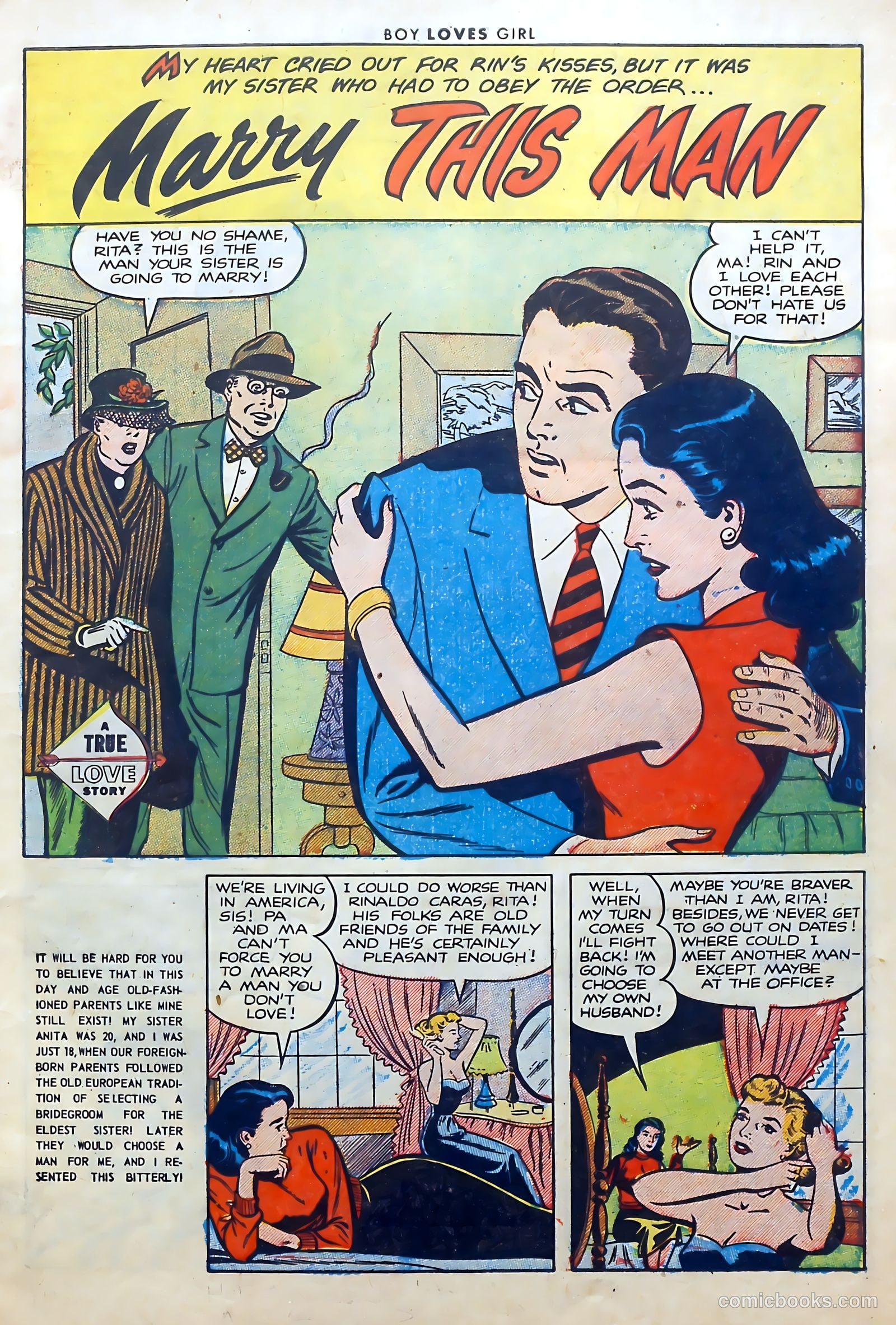 Boy Loves Girl #38 (1953) — page 3 of 36